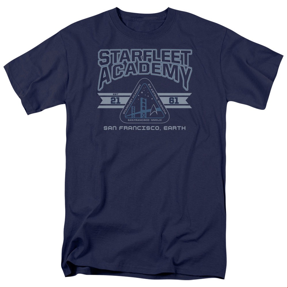 Star Trek Starfleet Academy Earth Blue T-Shirt