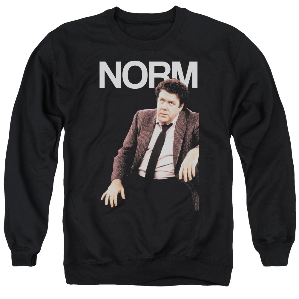 Cheers Norm Black Crew Neck Sweatshirt