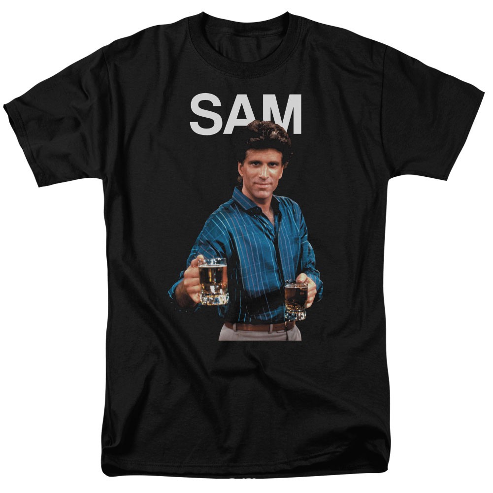 Cheers Sam Black T-Shirt