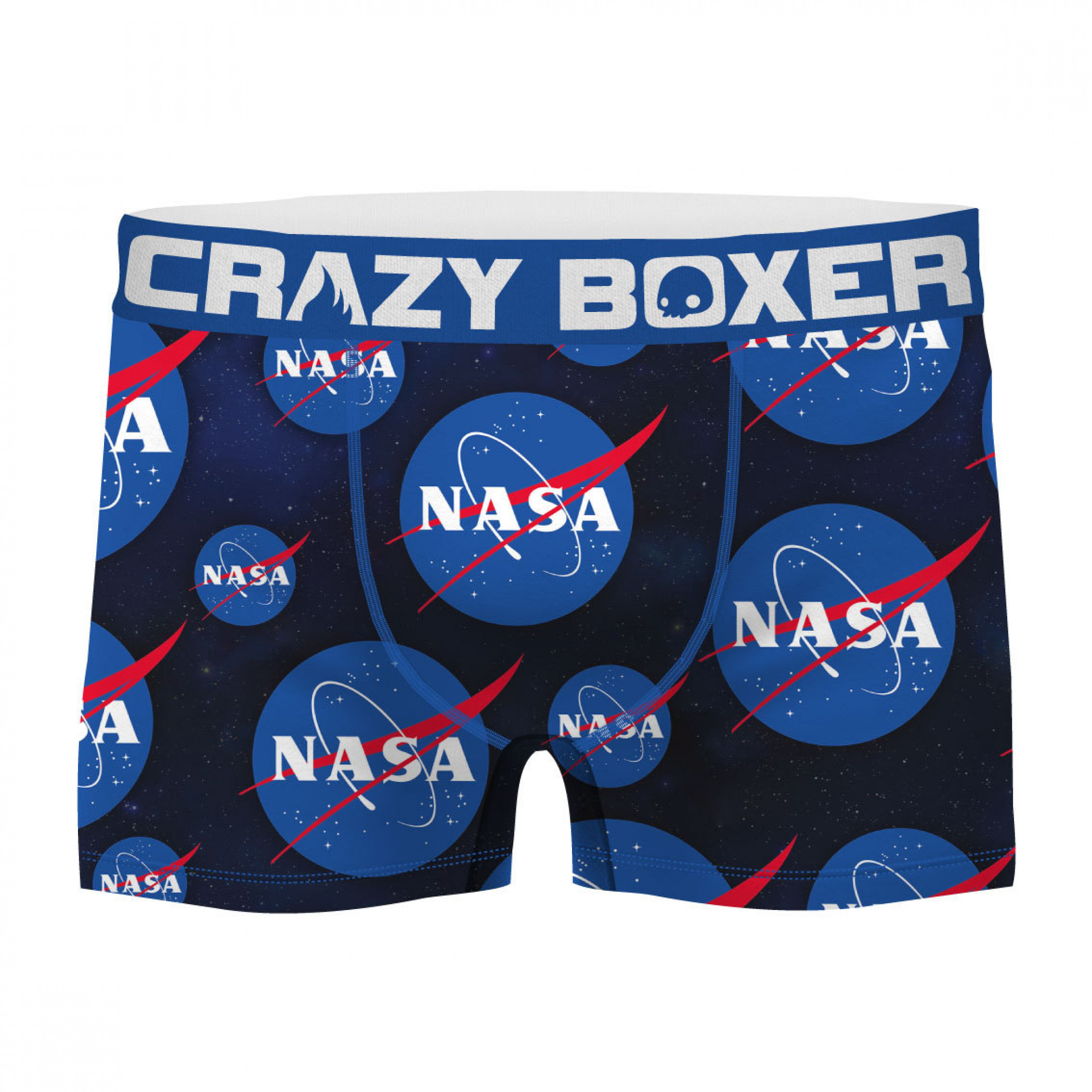 NASA Symbol All Over Print Men's Boxer Briefs Shorts