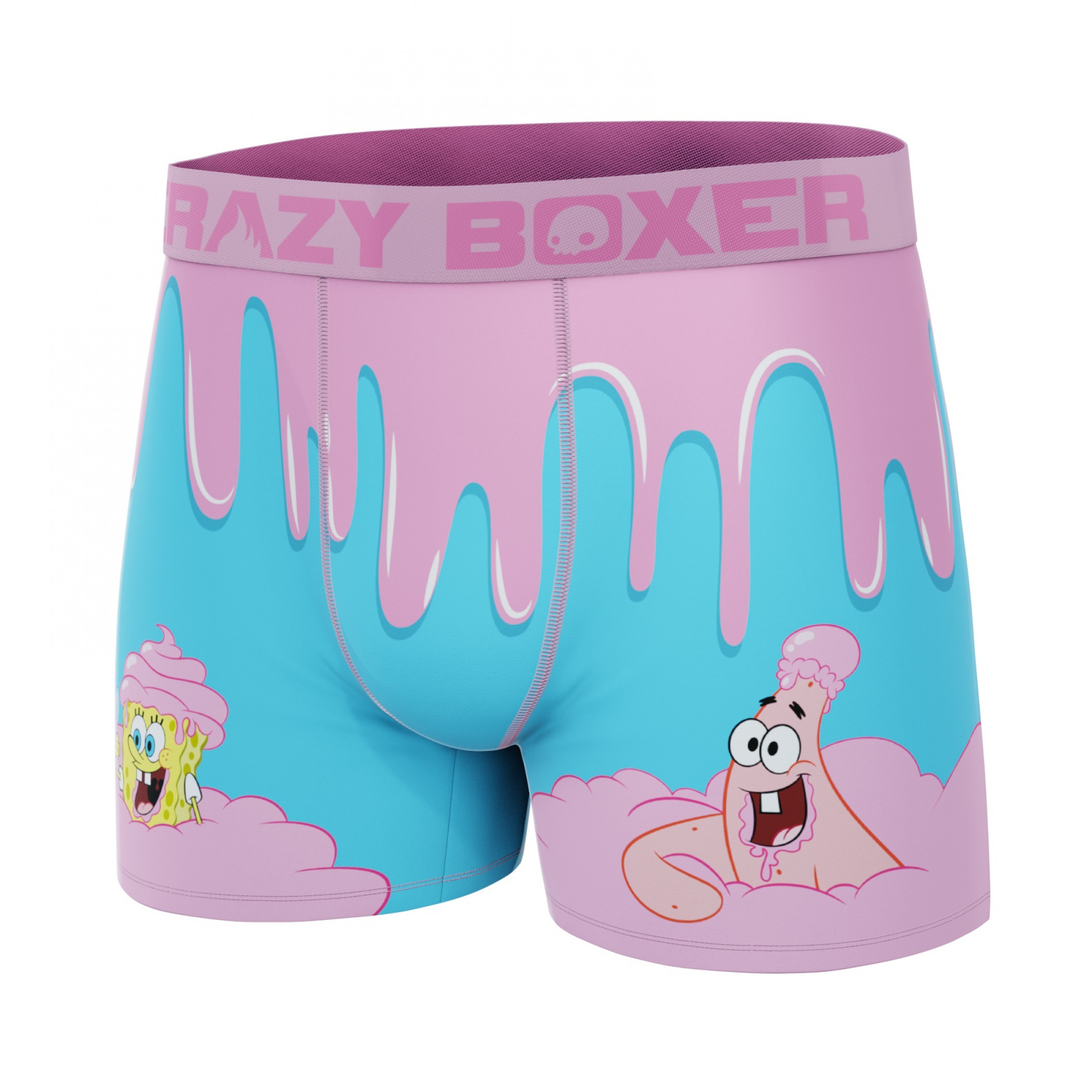 Crazy Boxers SpongeBob SquarePants Dessert Boxer Briefs in Ice Cream Box