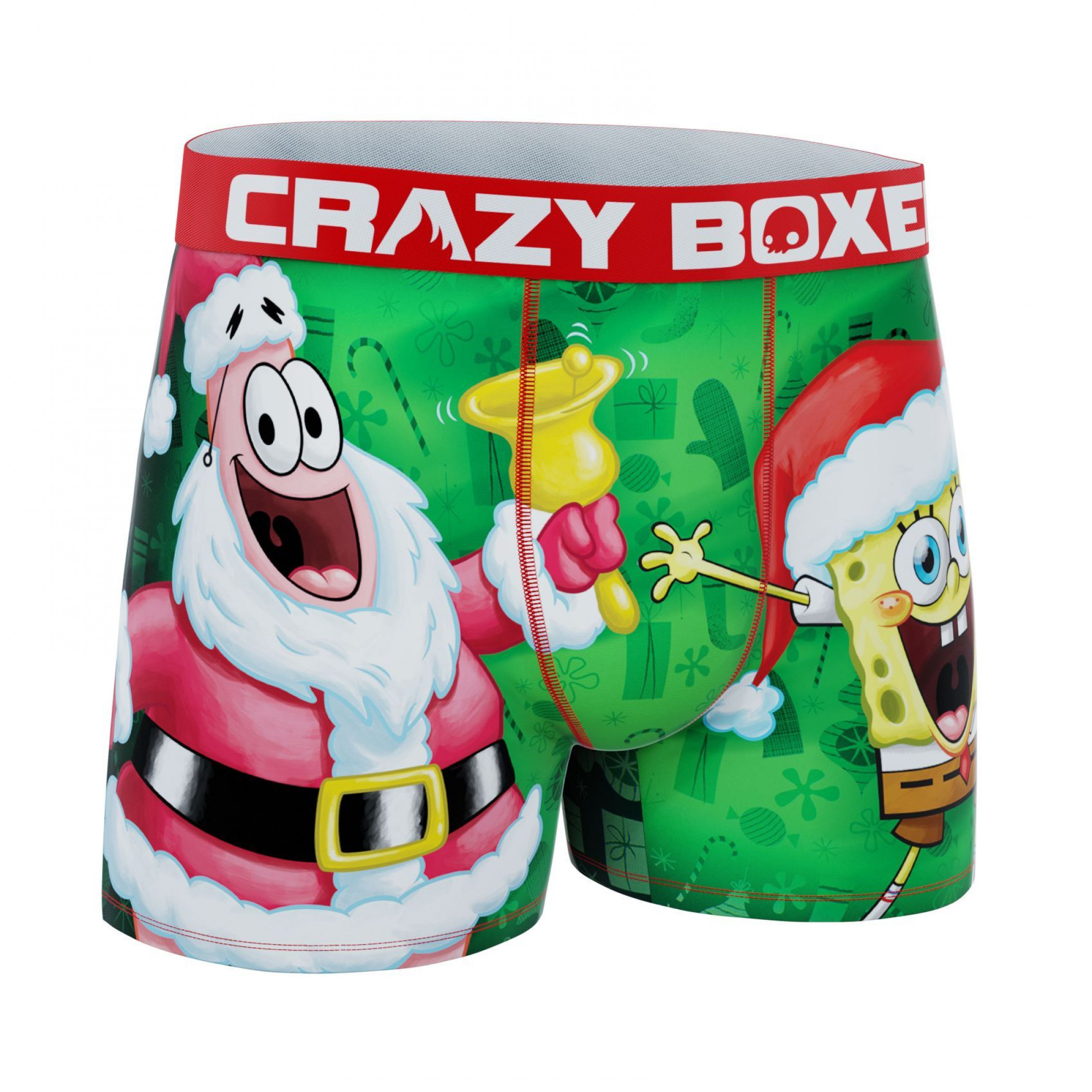 Crazy Boxers SpongeBob SquarePants Holidays Men's Boxer Briefs