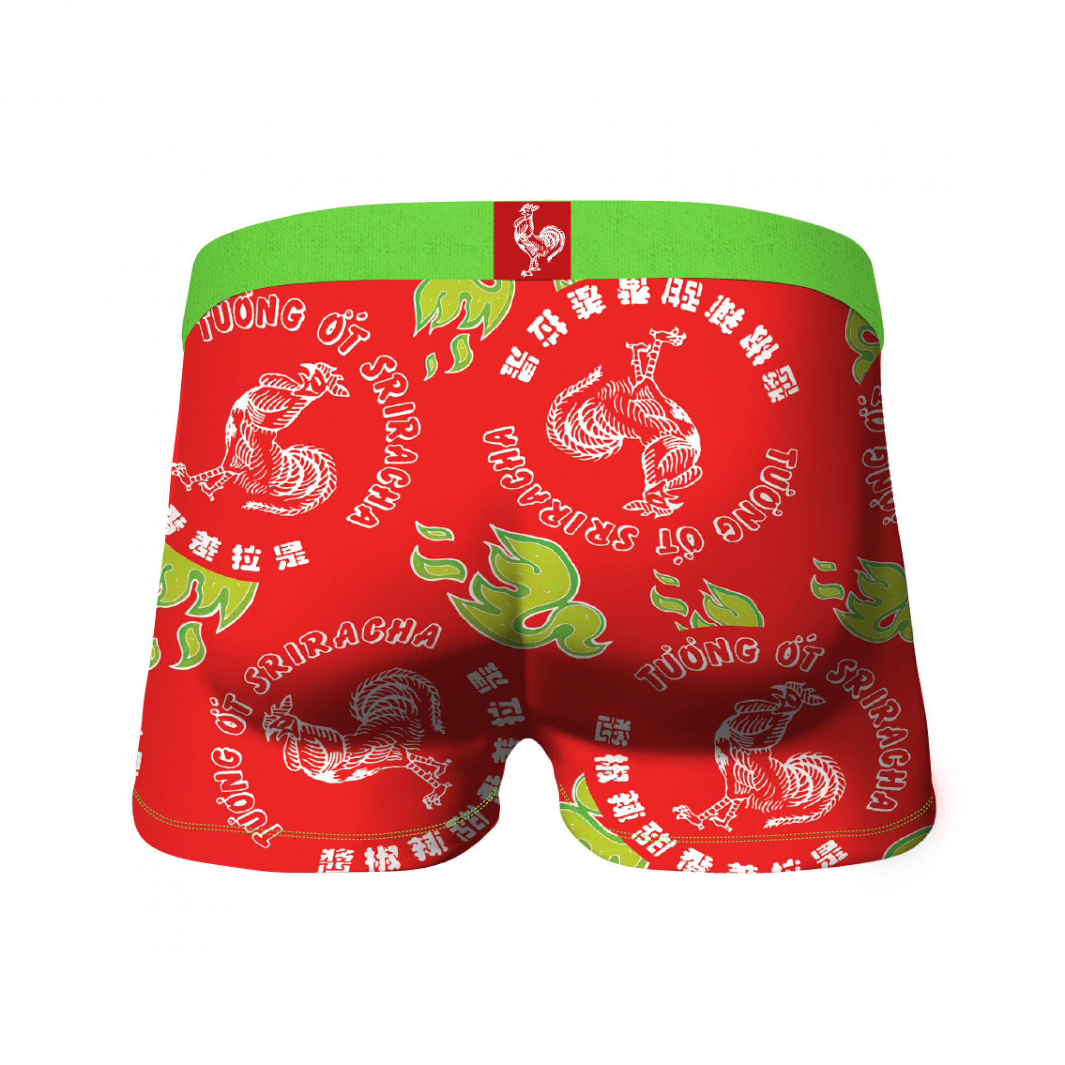 Crazy Boxers Sriracha Rooster All Over Boxer Briefs