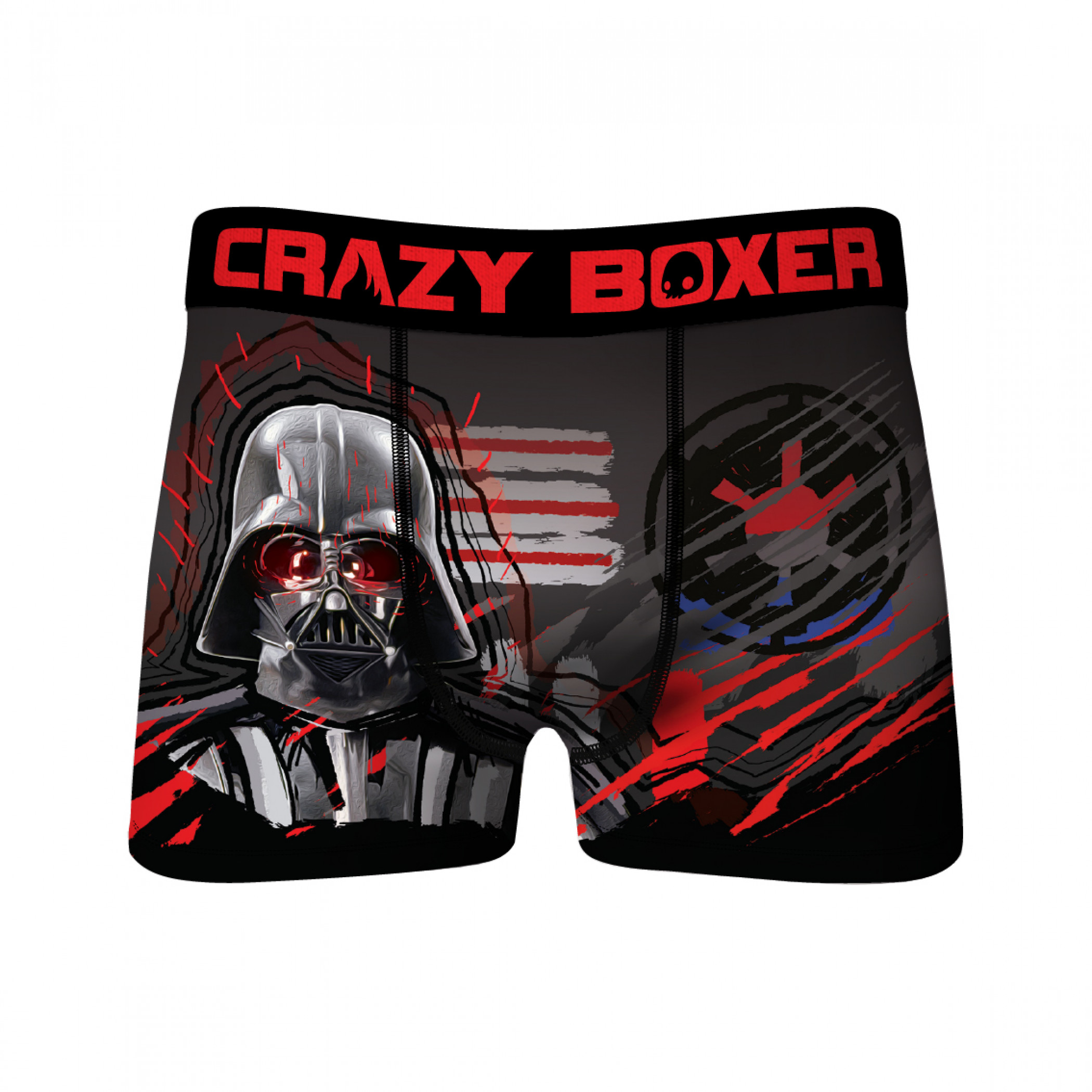Star Wars Logo Men's Briefs – All-Over Print, Polyester/Spandex Blend With Comfort Waistband