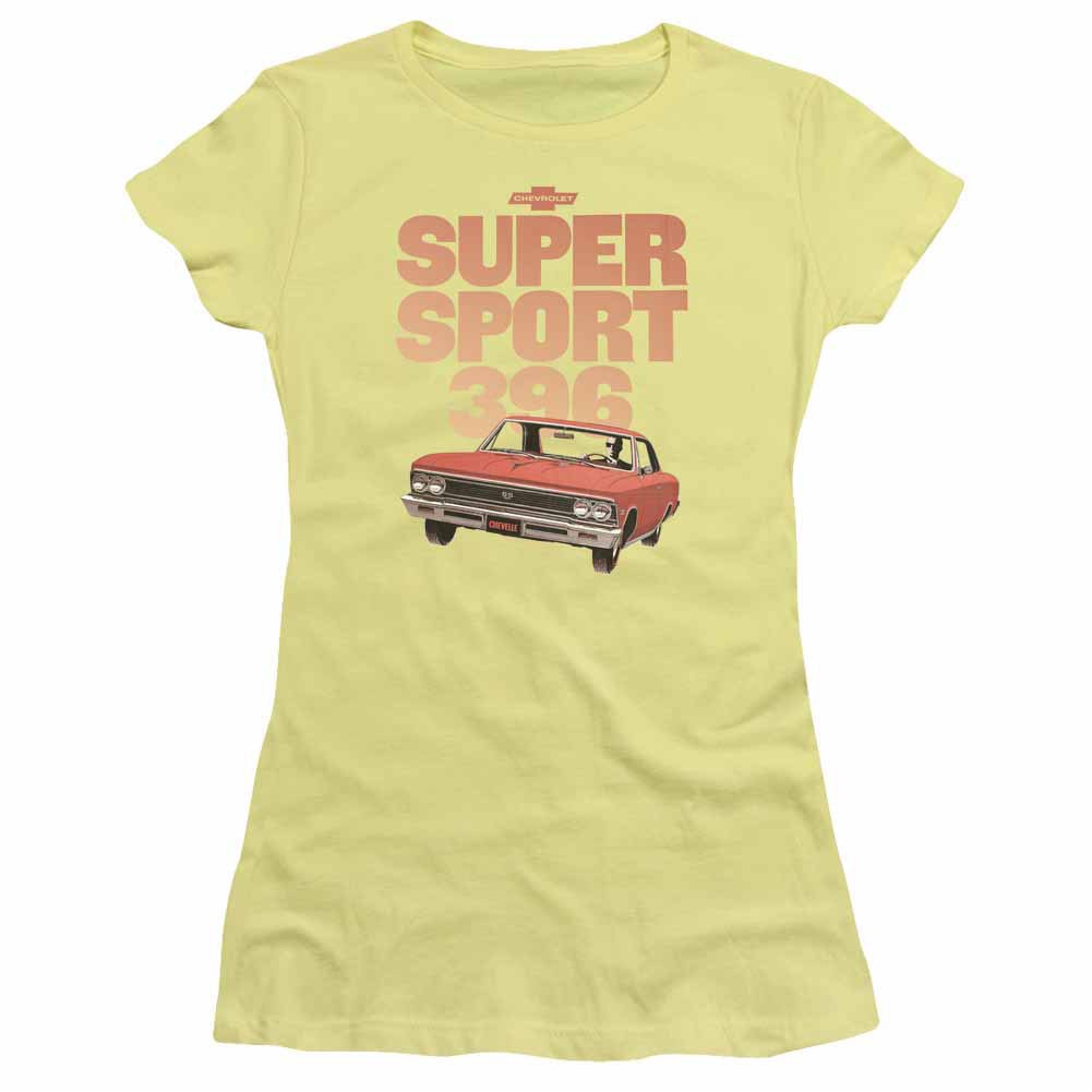 Chevy Super Sport 396 Yellow Juniors T-Shirt