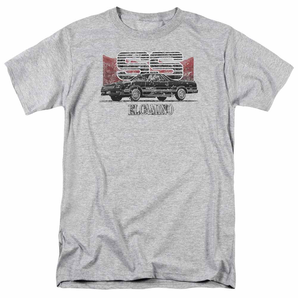 Chevy El Camino Ss Mountains Gray T-Shirt