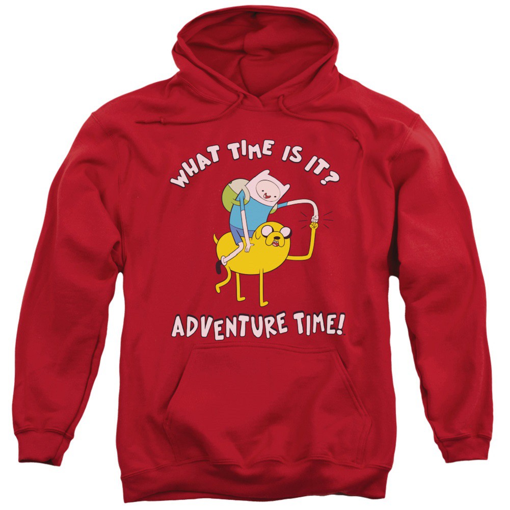 Adventure Time What Time Is It? Red Hoodie