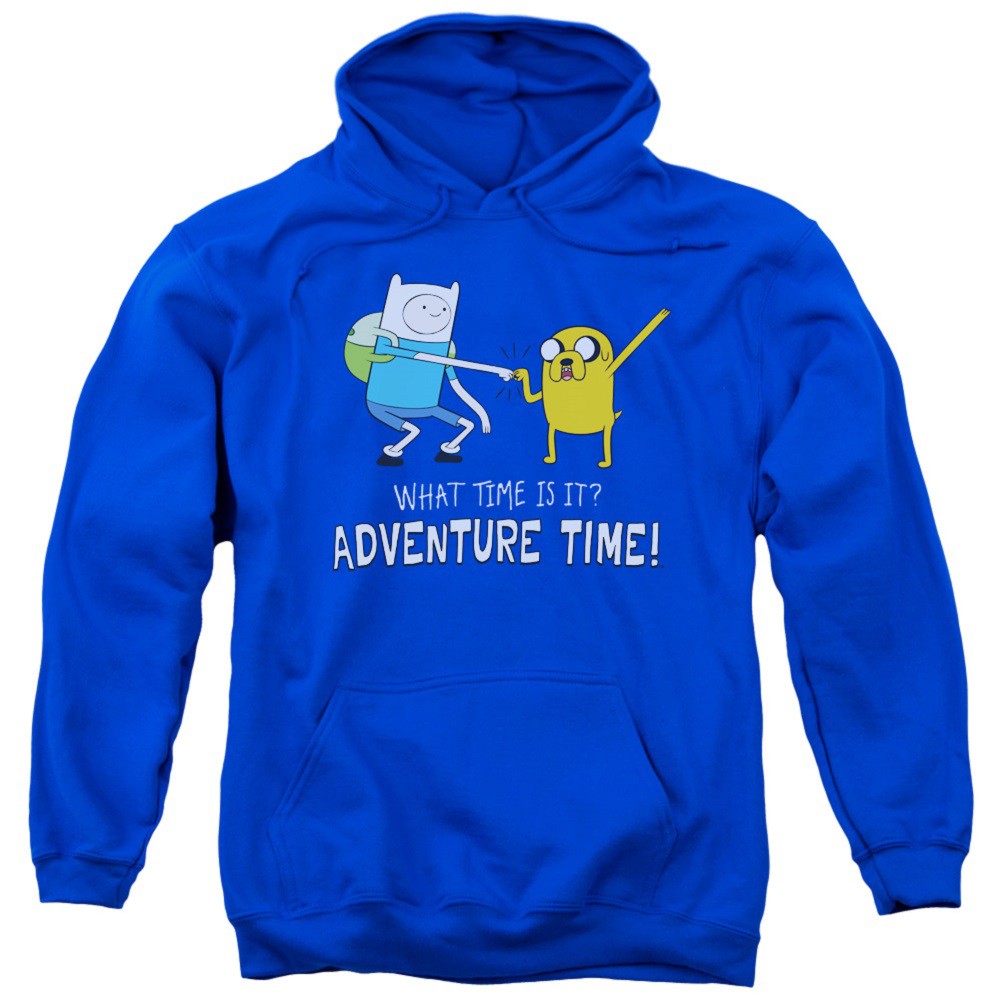 Adventure Time What Time Is It? Blue Hoodie