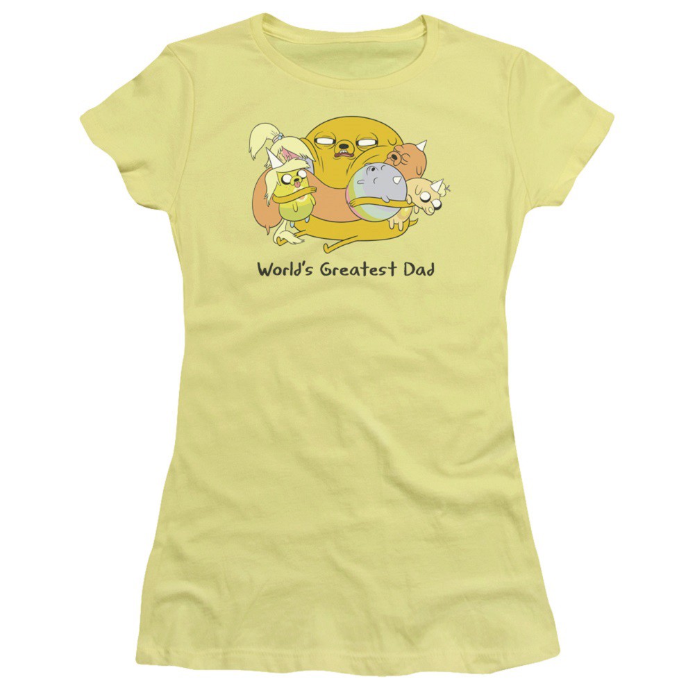 Adventure Time Worlds Greatest Dad Womens Tshirt