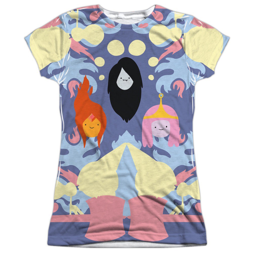 Adventure Time Girls Trio Womens Tshirt