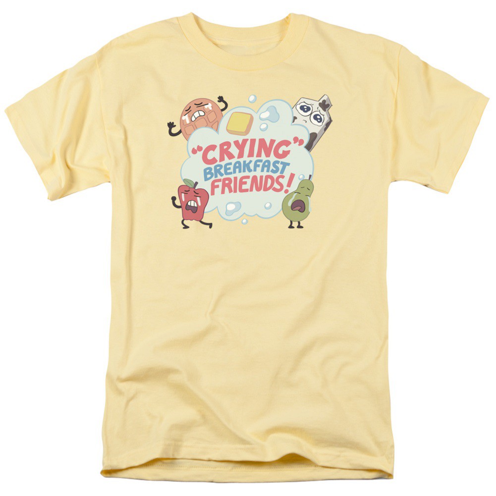 Steven Universe Crying Breakfast Club Men's Yellow T-Shirt