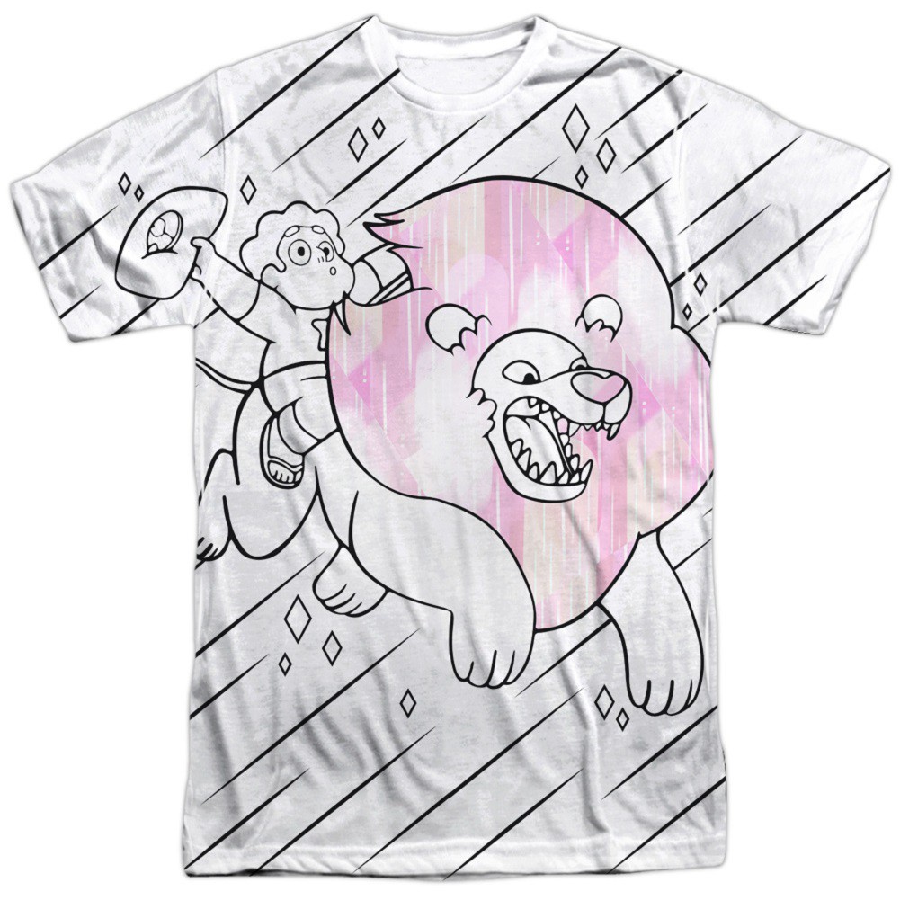 Steven Universe Riding Lion Tshirt