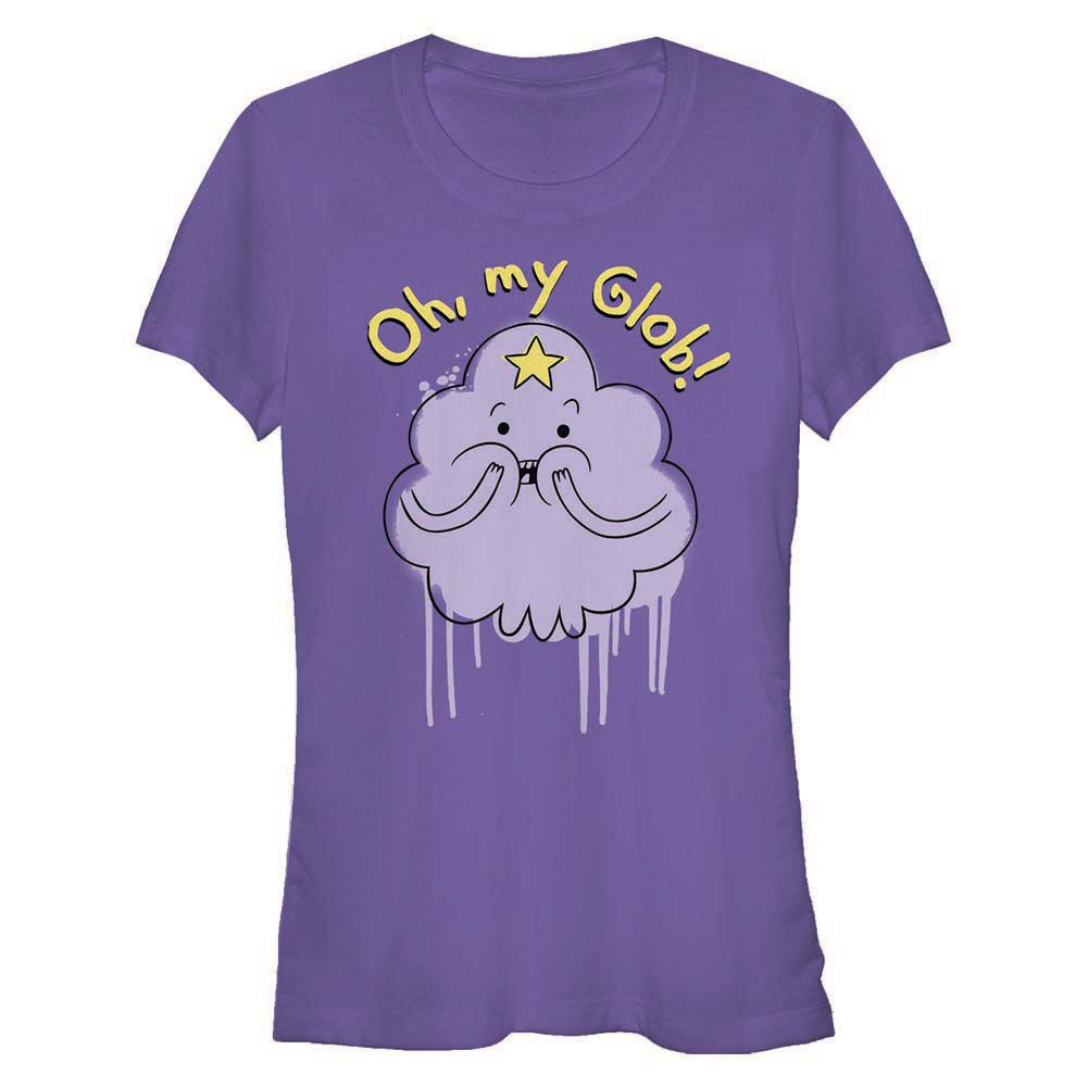 Adventure Time Oh My Glob Purple Juniors T-Shirt