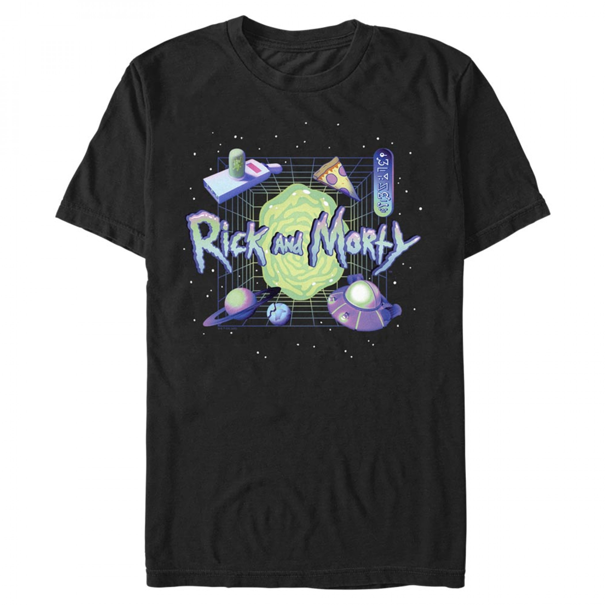Rick and Morty Portal Jumble T-Shirt