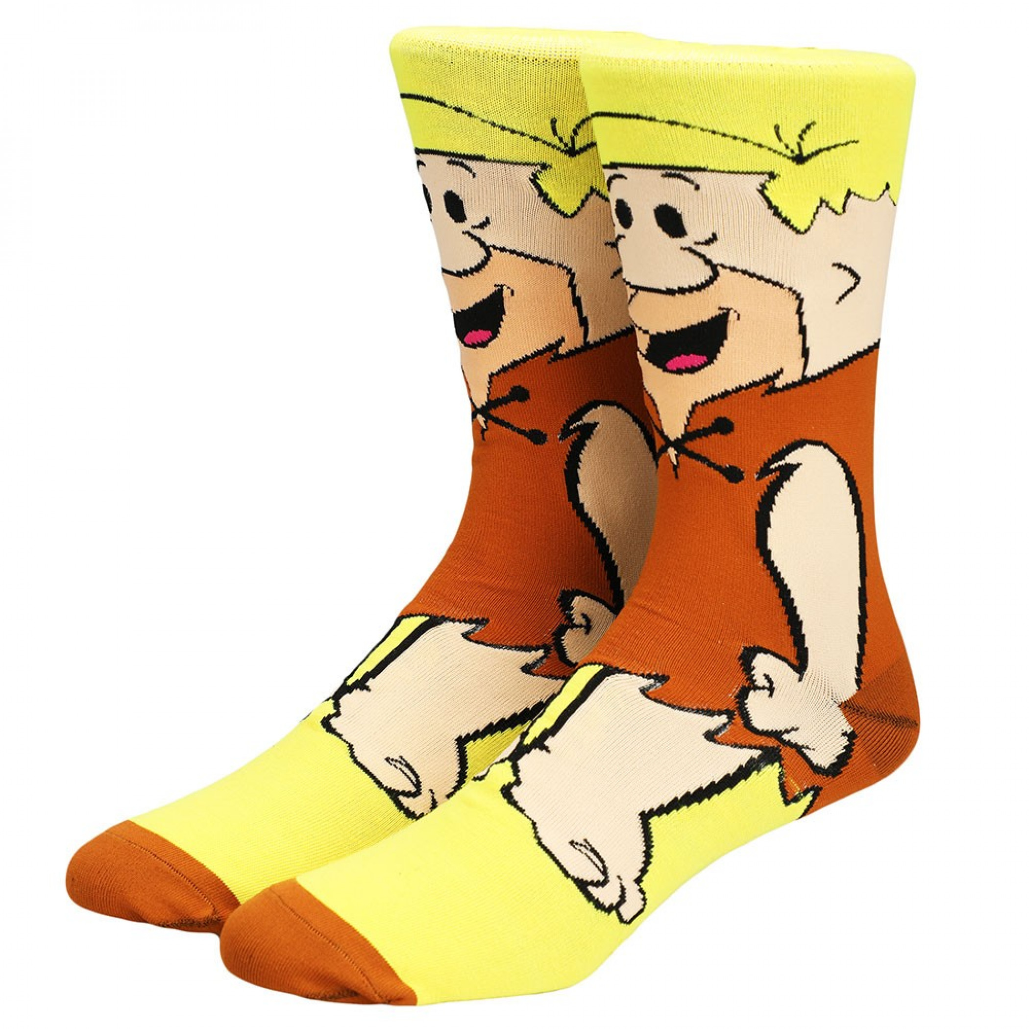 The Flintstones Barney Rubble Character 360 Crew Sock