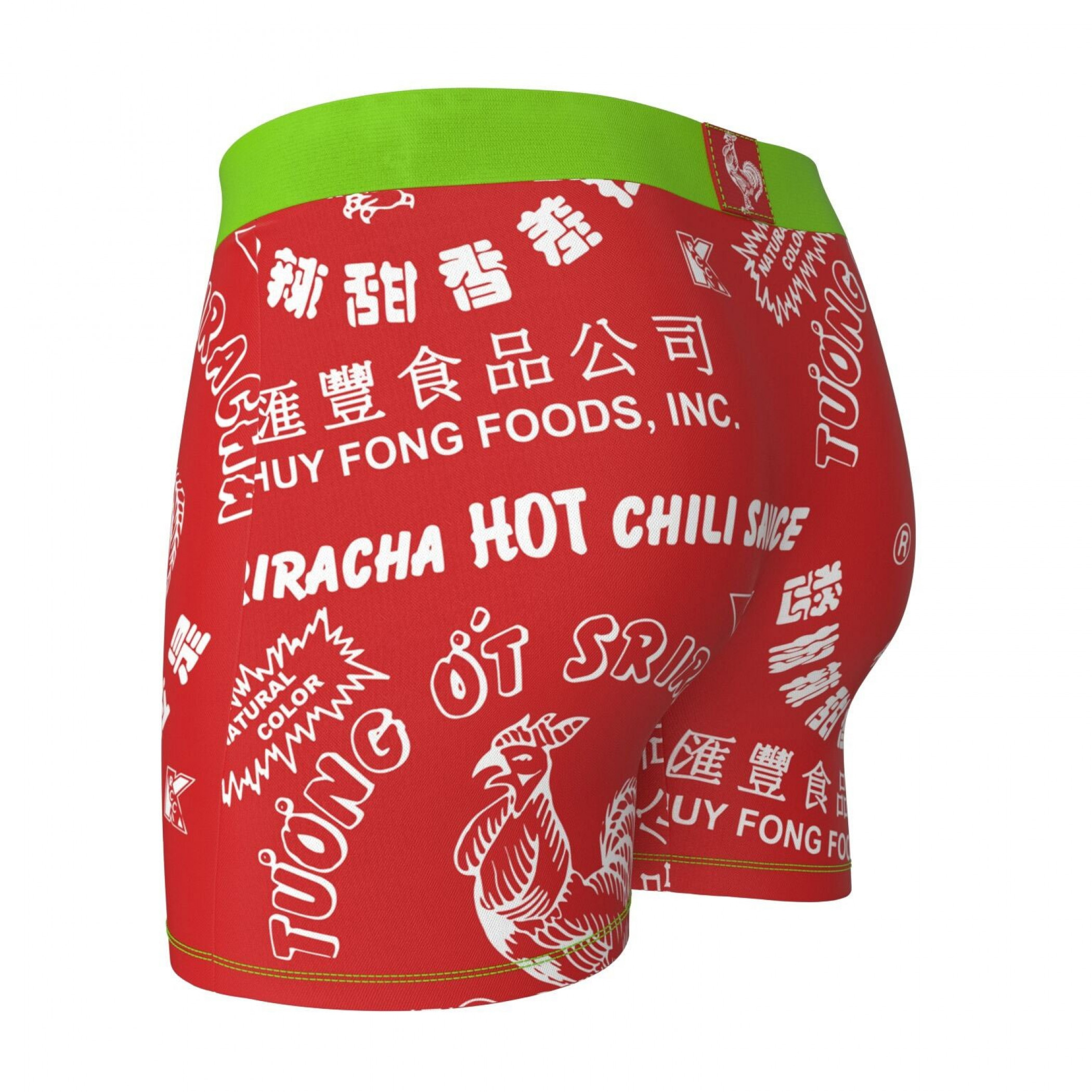 Sriracha Hot Chili Sauce Boxer Briefs in Chinese Take Out Container