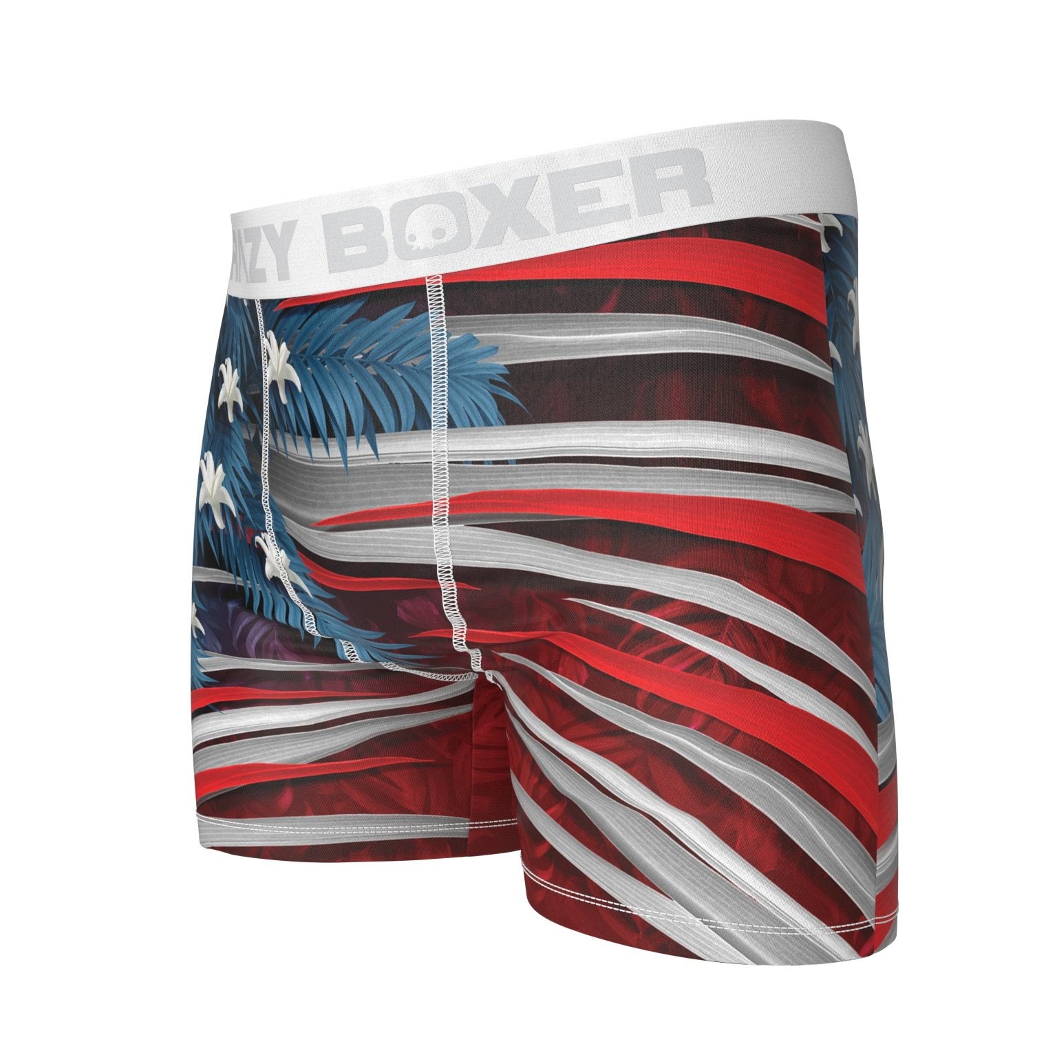 American Flag Jungle Print Boxer Briefs
