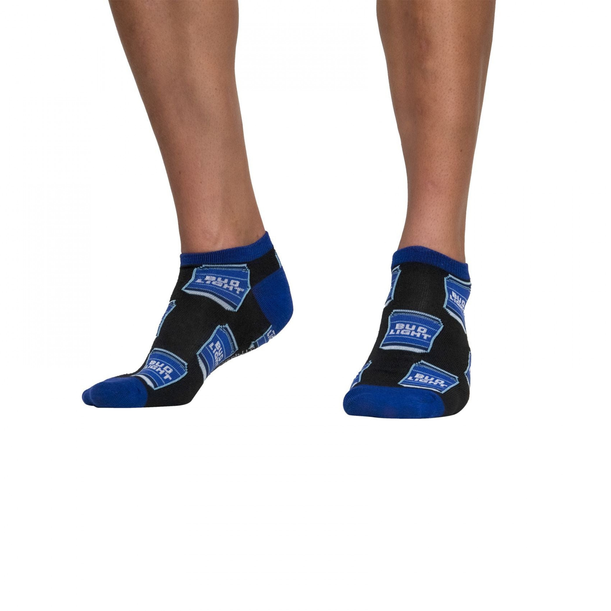 Bud Light Can and Logo 3-Pack Low-Cut Socks