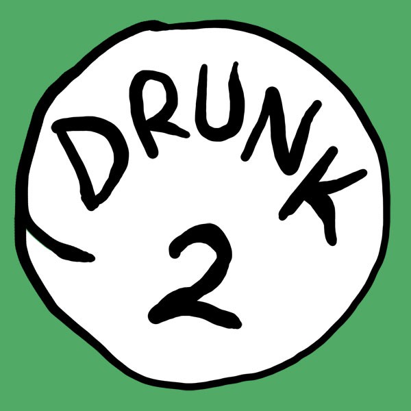 Drunk 2 Bottle Opener Green Graphic TShirt