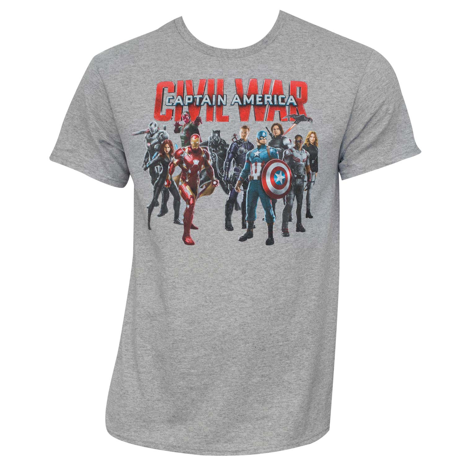 Captain America Civil War Group Shot Grey