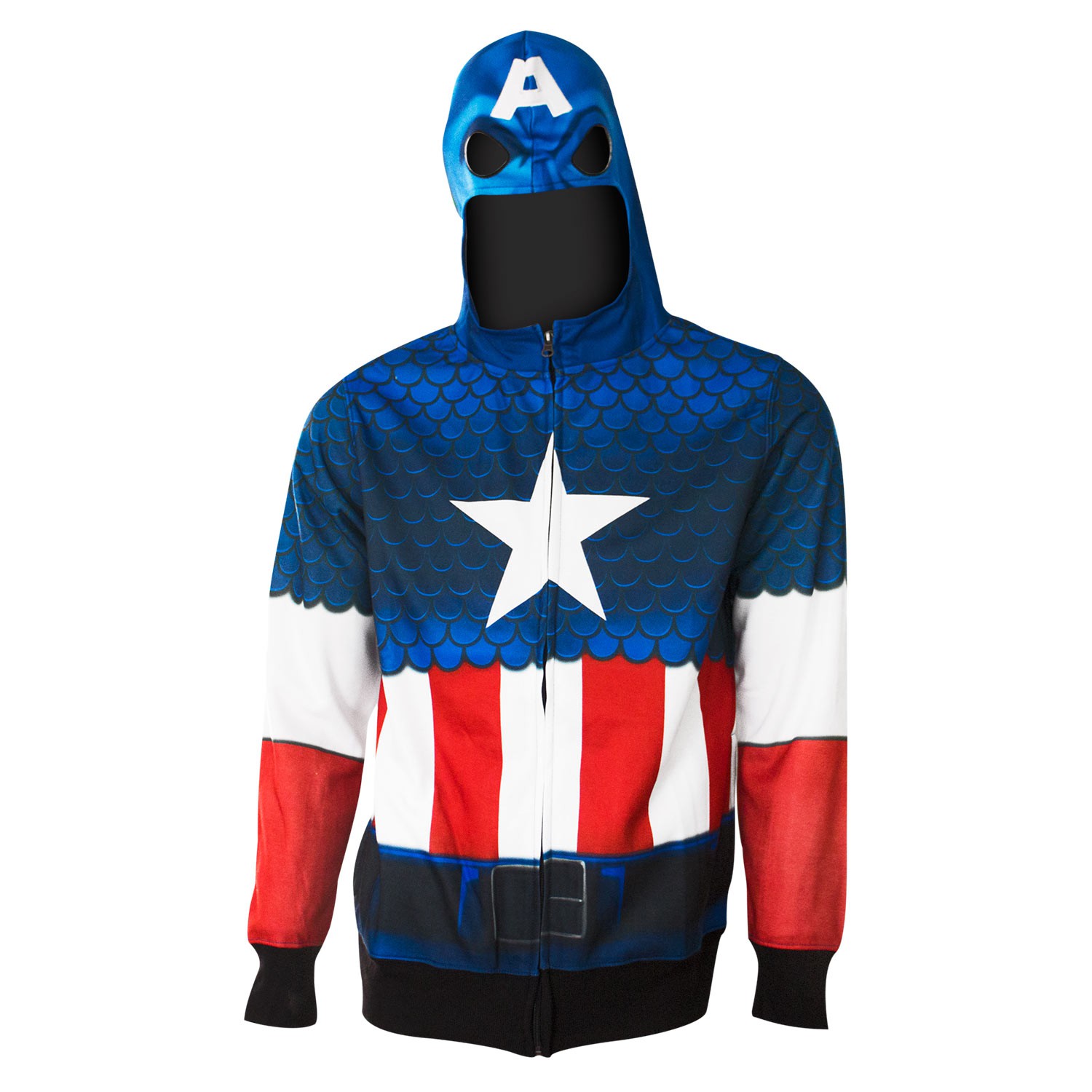 Captain America Sublimated Costume Hoodie