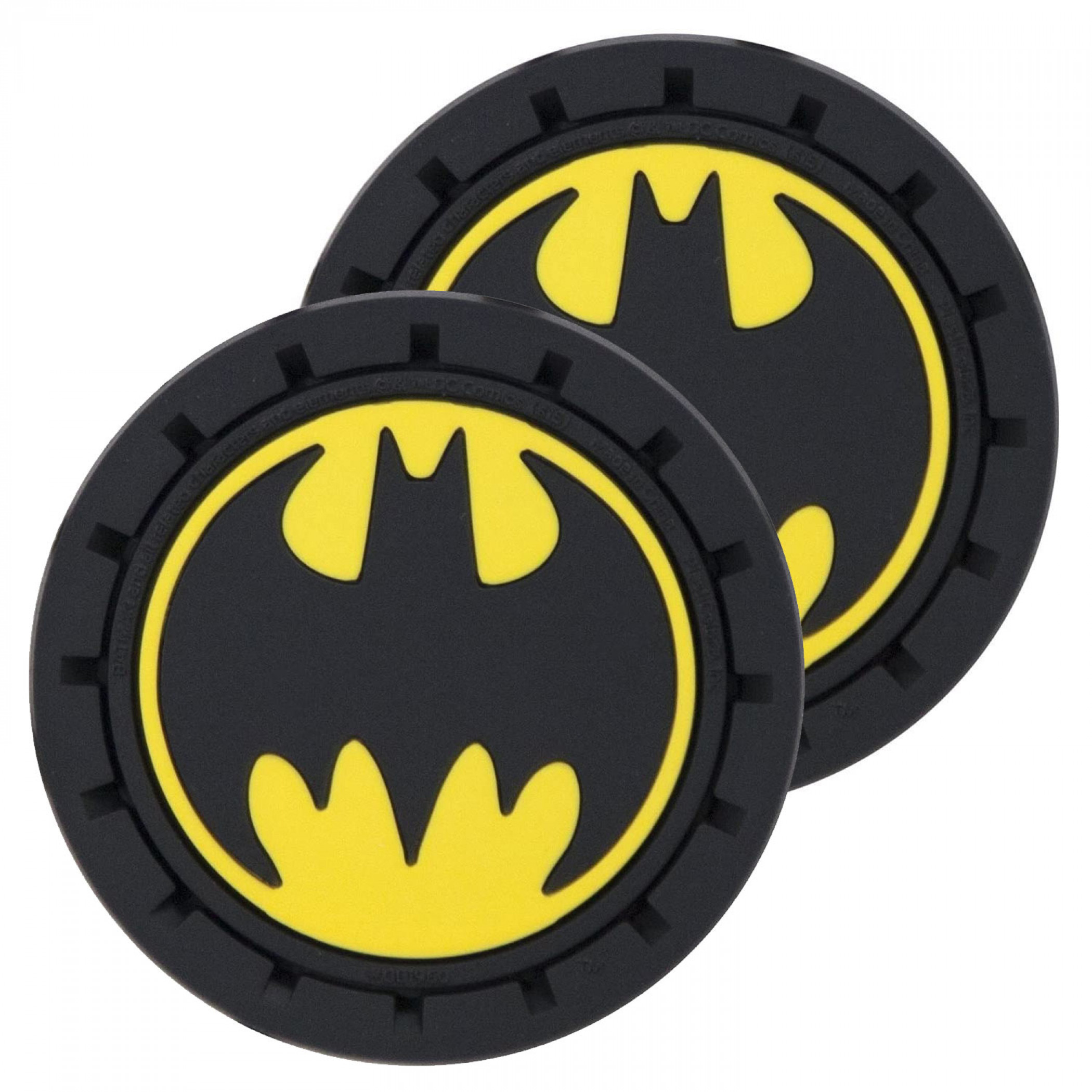 Batman Logo Car Cup Holder Coaster 2-Pack
