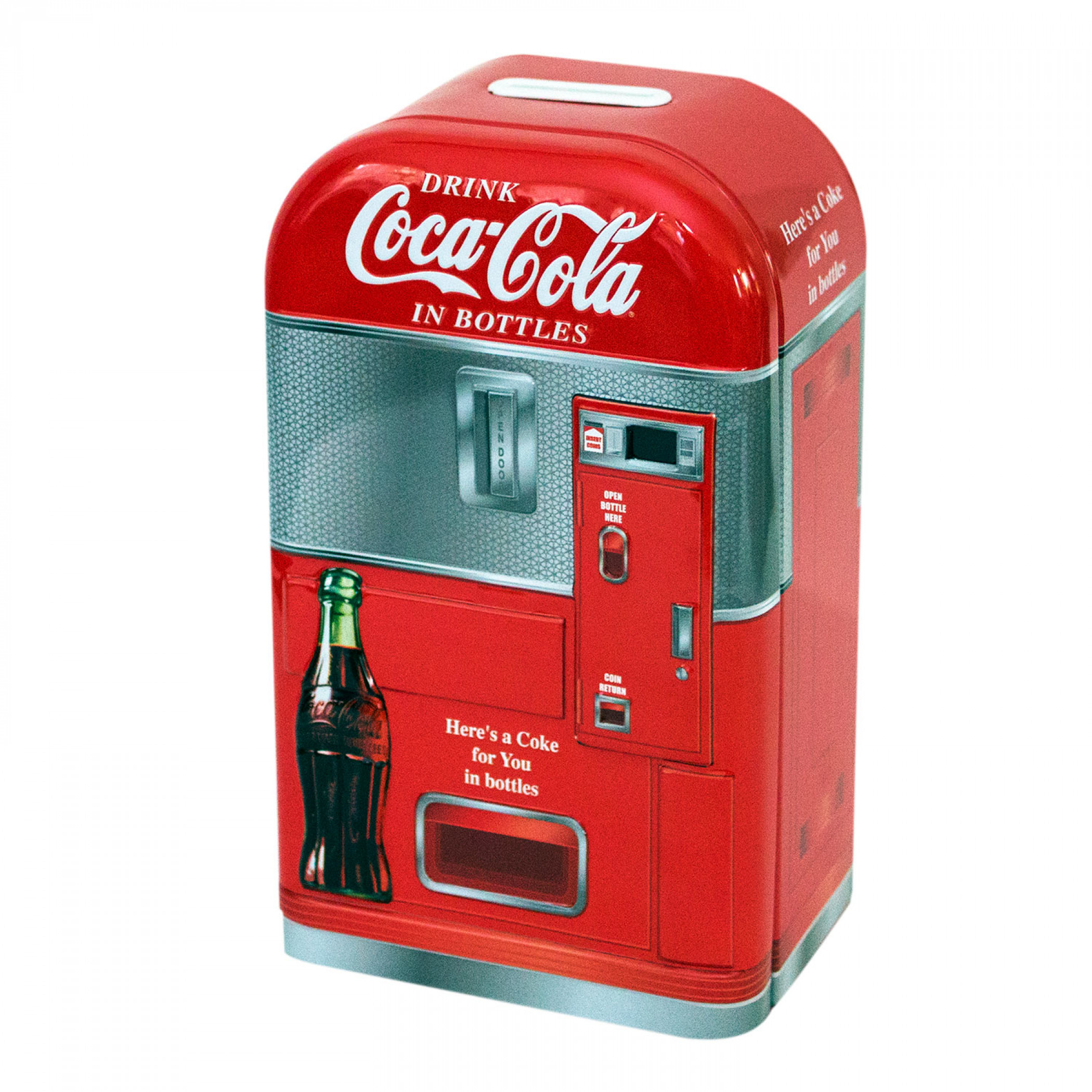 Coca Cola Classic Coke Can Piggy Bank