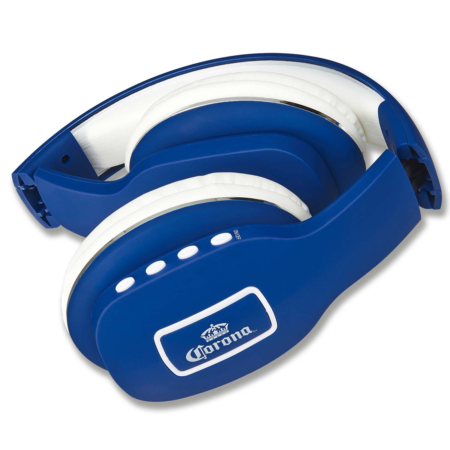 Corona Wireless Bluetooth Blue Over Ear Headphones