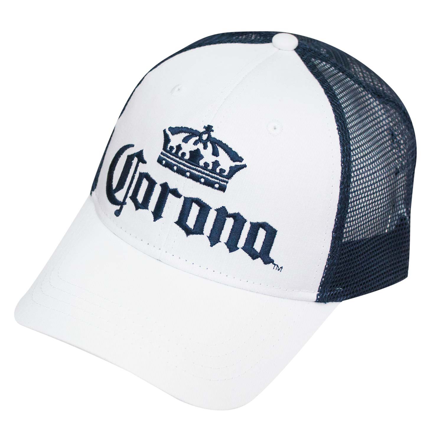 Corona Extra Blue & White Mesh Snapback Hat