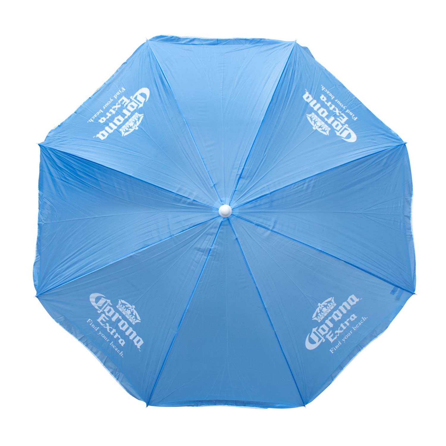 Corona Extra Light Blue Beach Umbrella