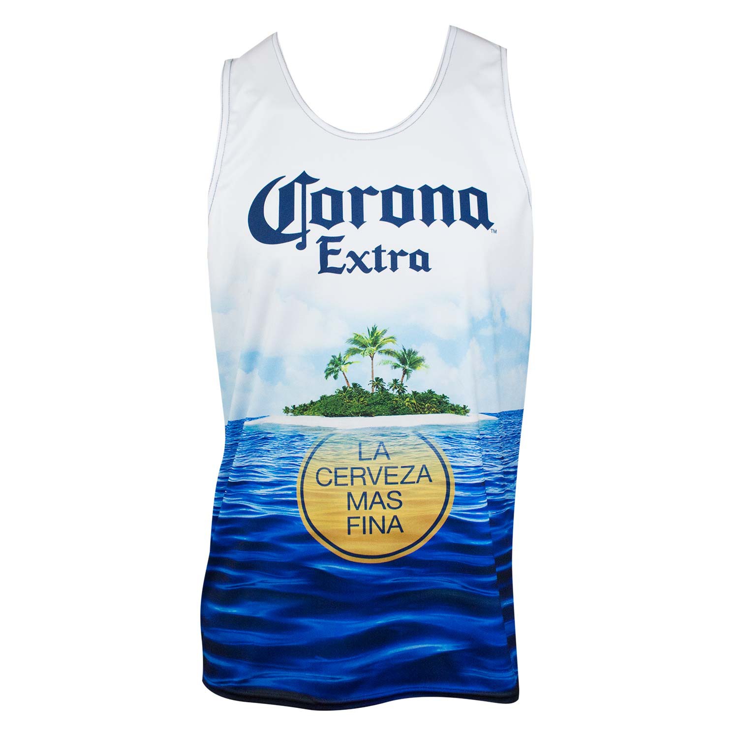 Corona Extra Beach Scene Men's Tank Top