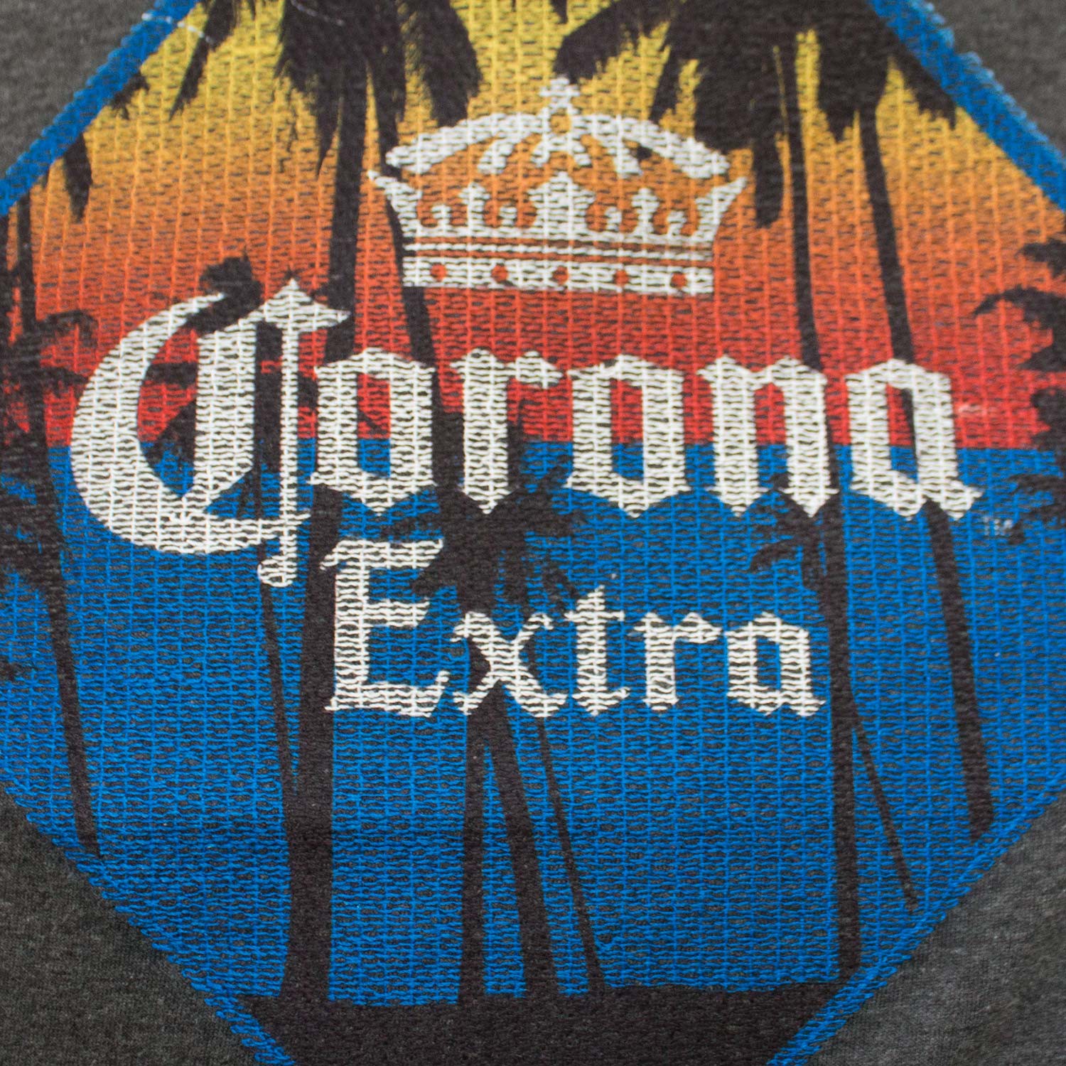 Corona Extra Embroidered Charcoal Tee Shirt