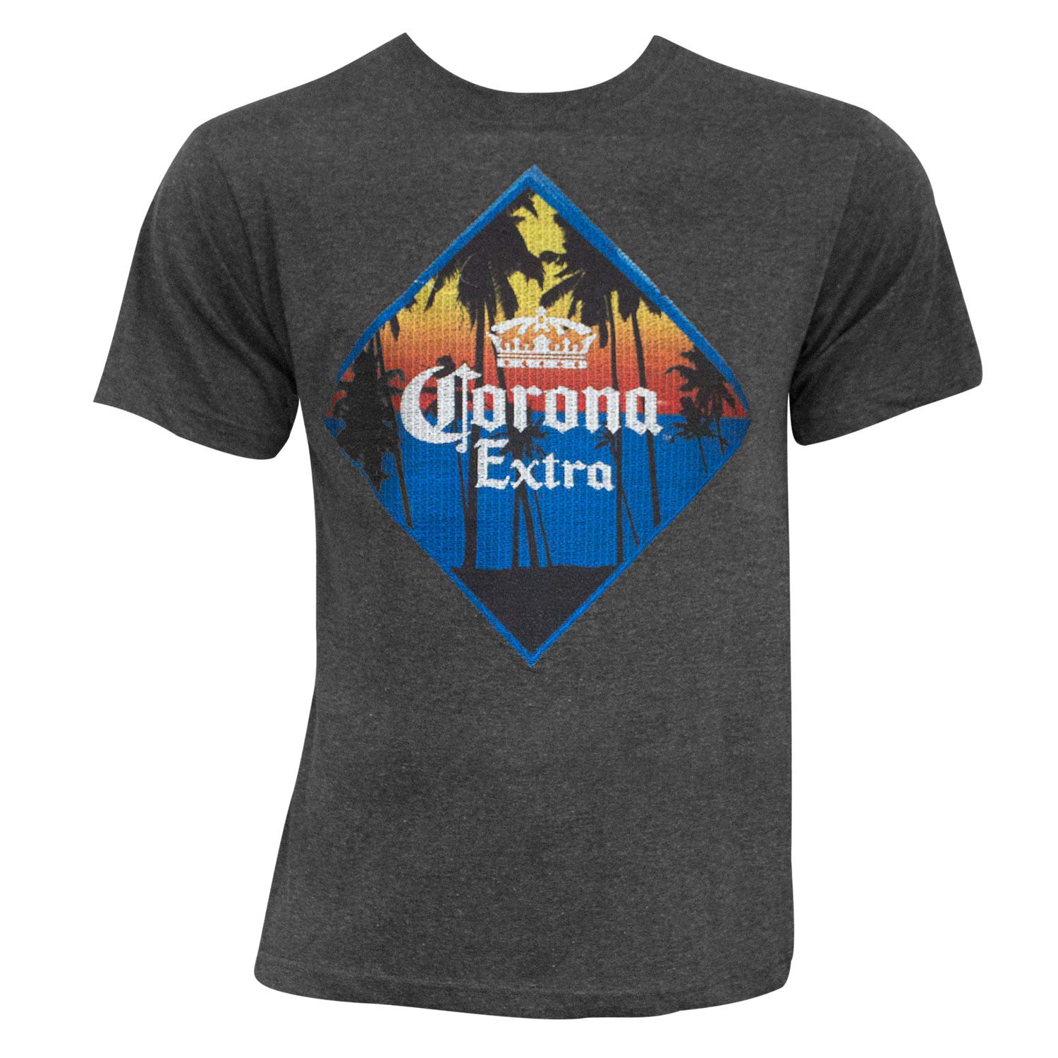 Corona Extra Embroidered Charcoal Tee Shirt
