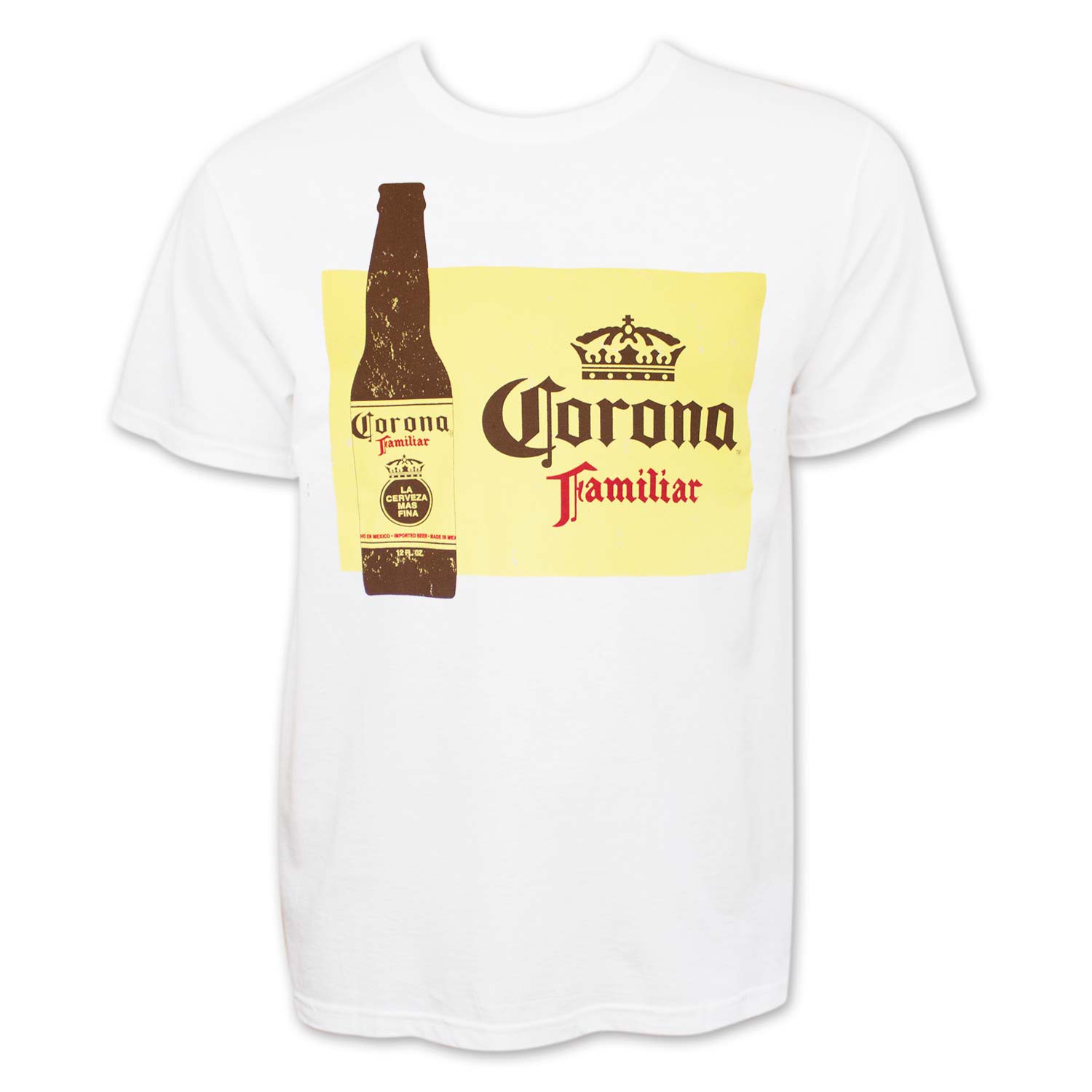 Corona Beer Familiar Men's White T-Shirt