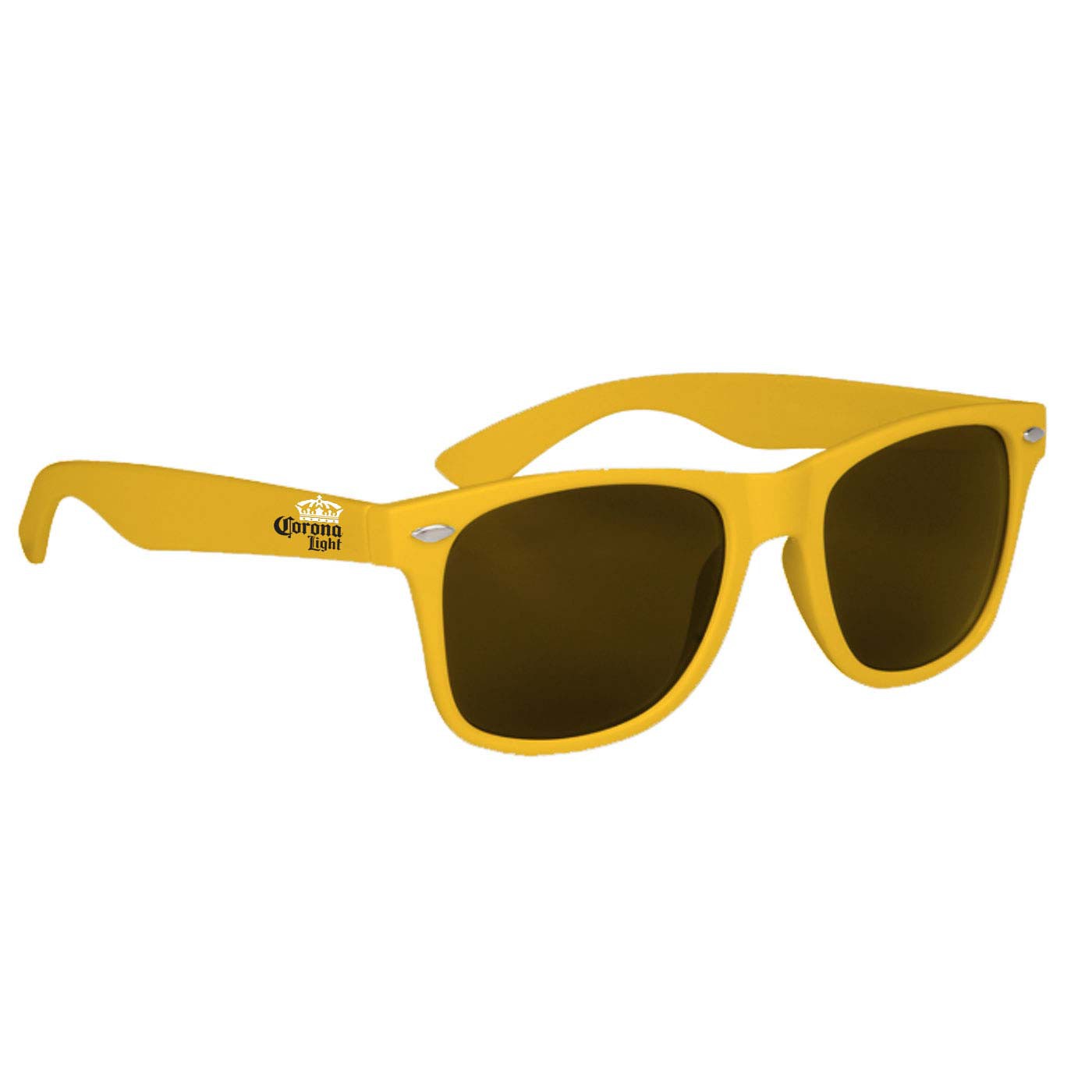 Corona Light Yellow Wayfarer Beer Logo Sunglasses