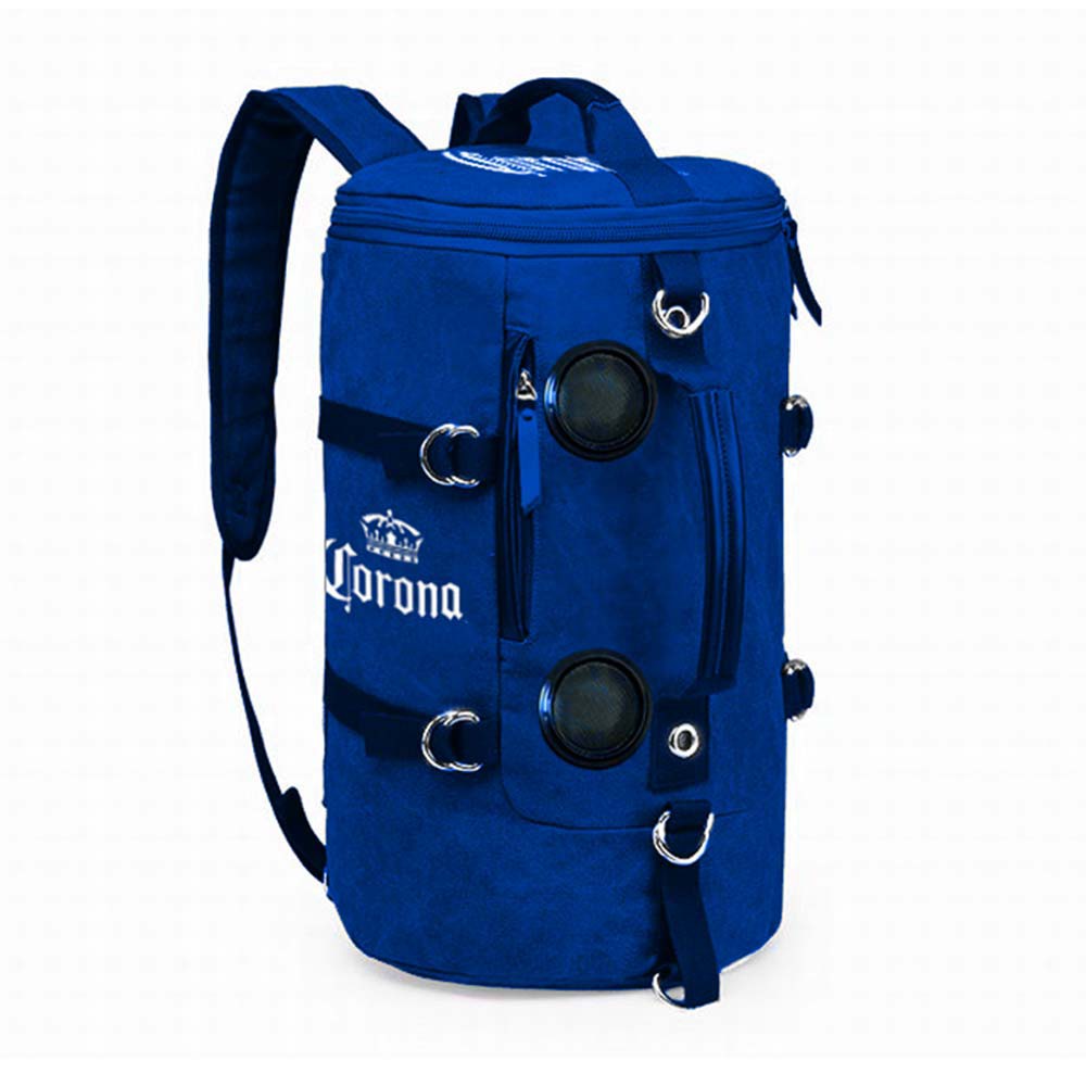 Corona Extra Soft Backpack Bluetooth Speakers Blue Cooler