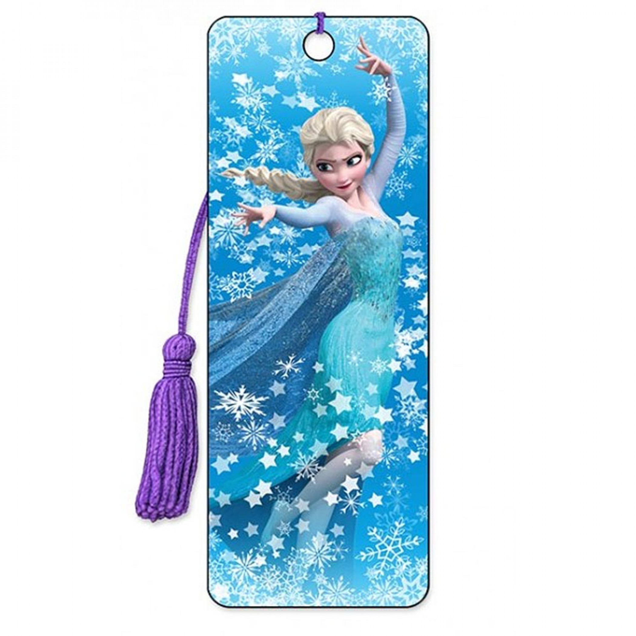 Frozen 2 Elsa 3D Moving Image Blue Bookmark