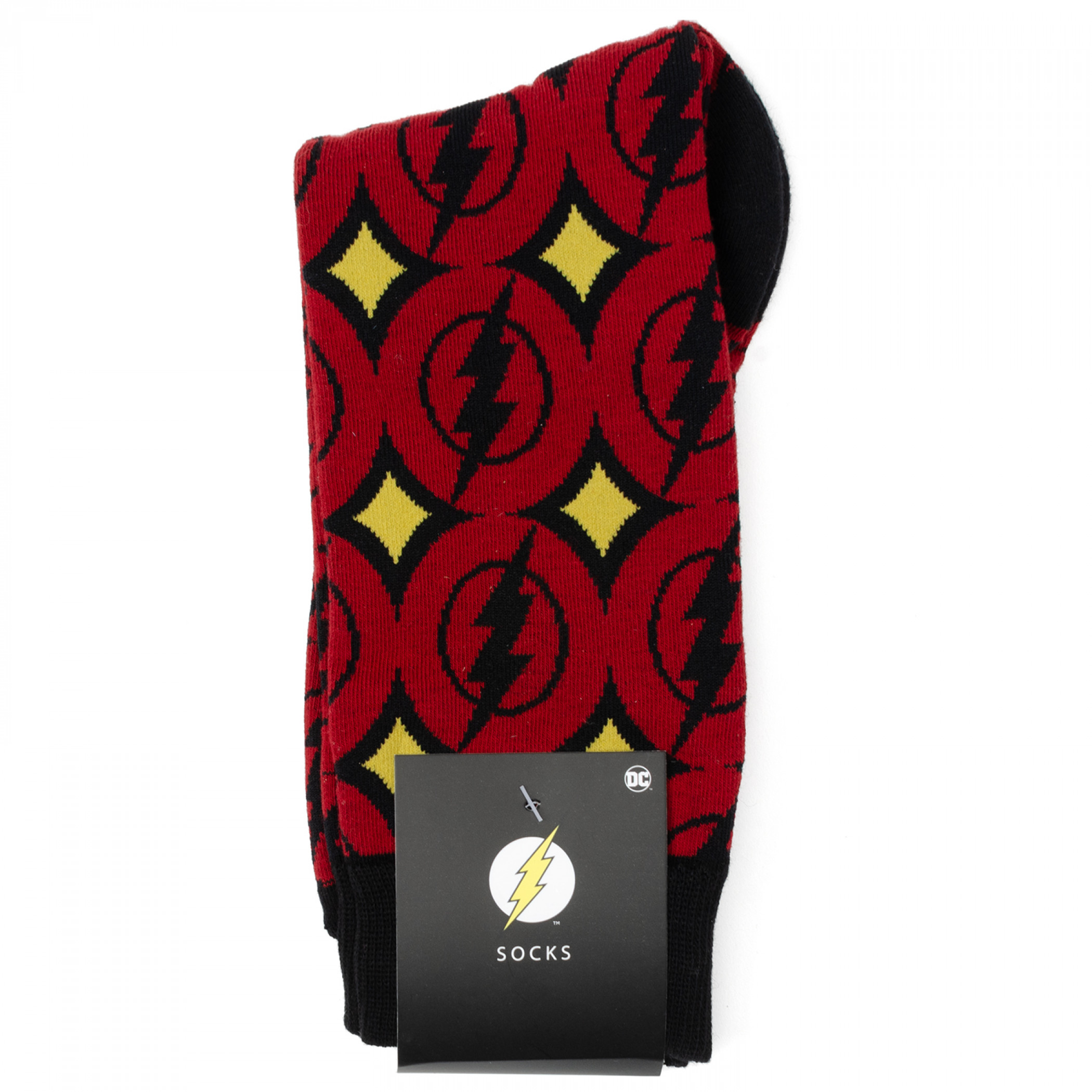 The Flash Circle Logo Pattern Dress Socks