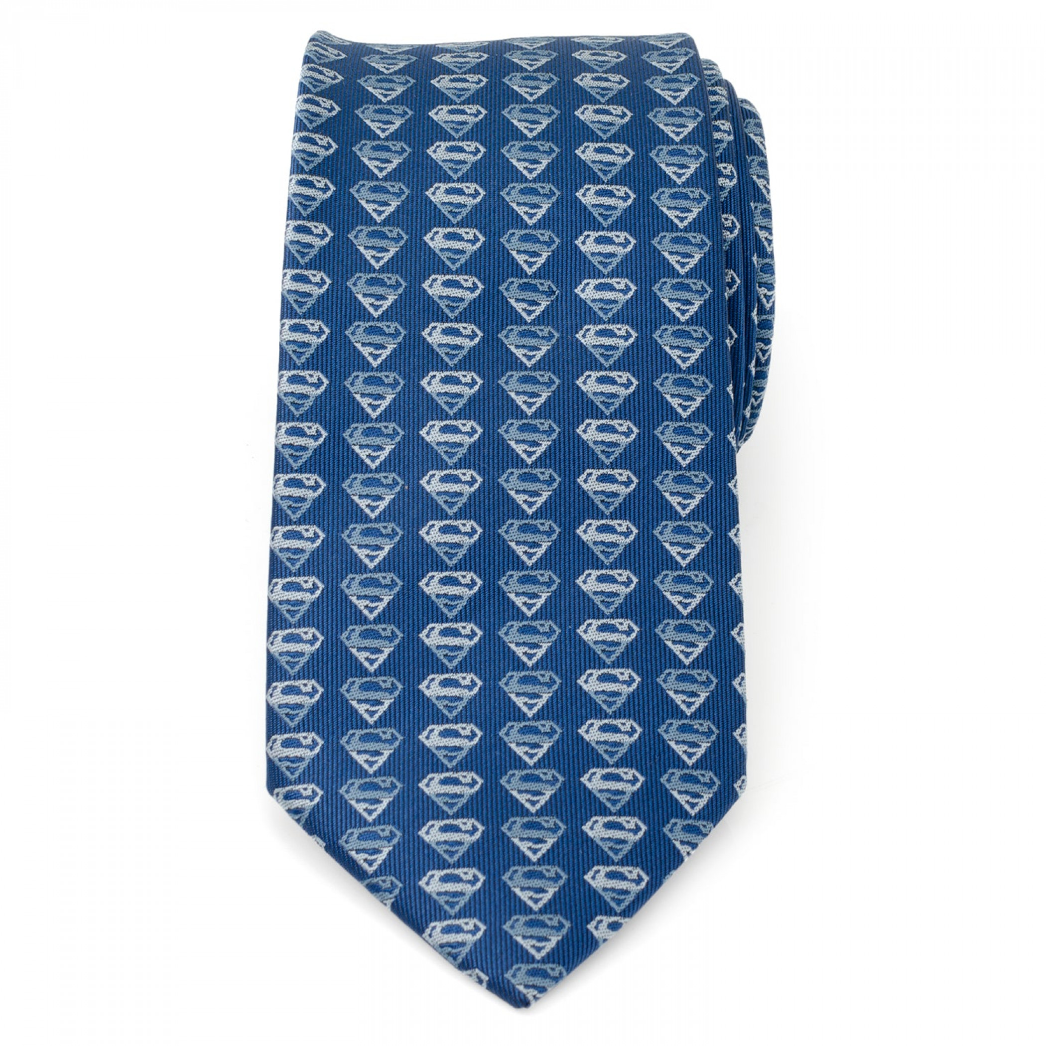 Superman Shield Stripes Blue Men's Tie