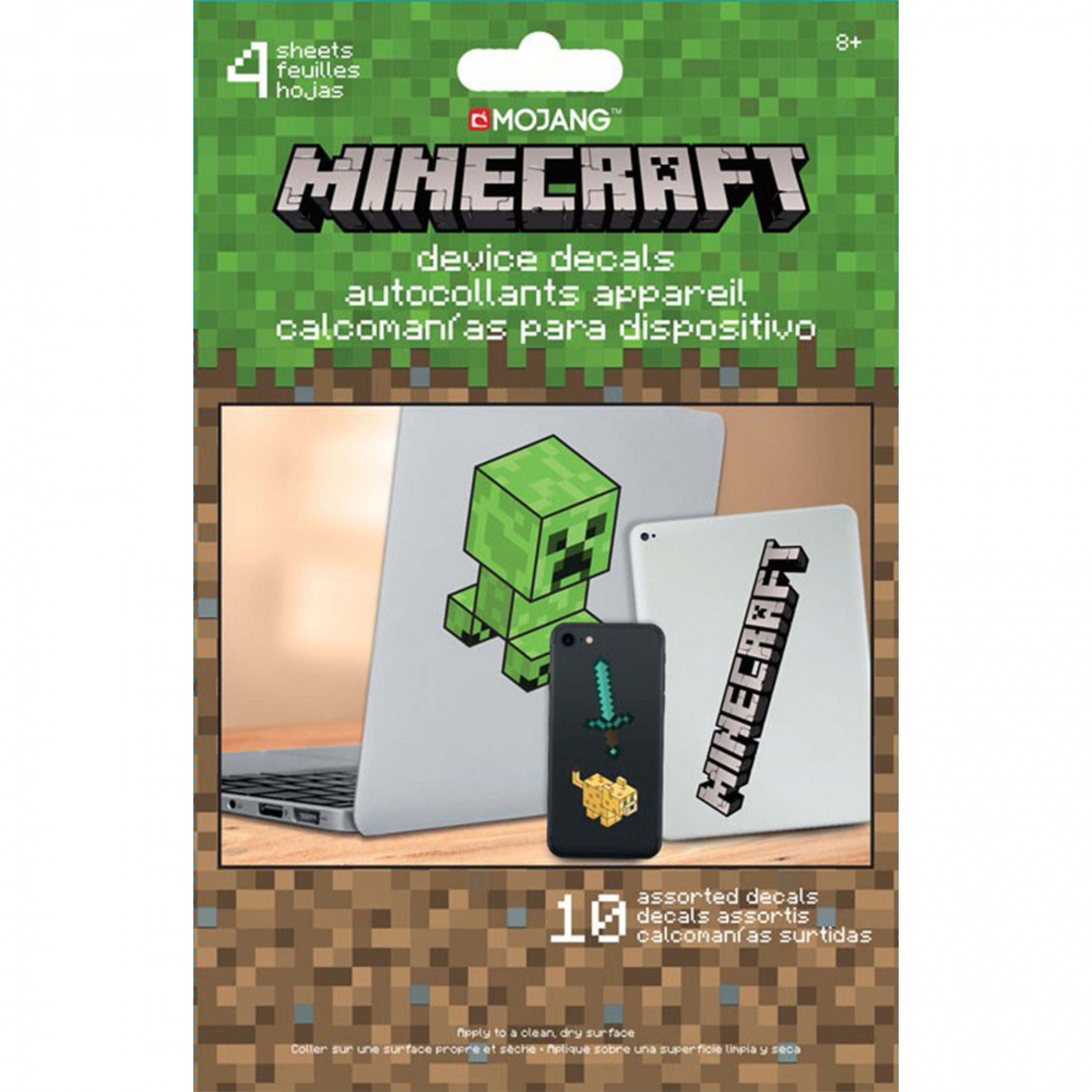 Minecraft Symbols and Character Electronic Device Decals