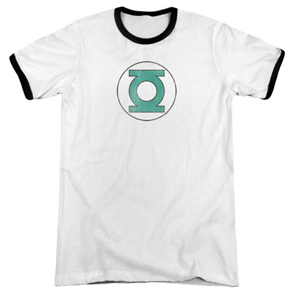 Green Lantern Logo Ringer Tshirt