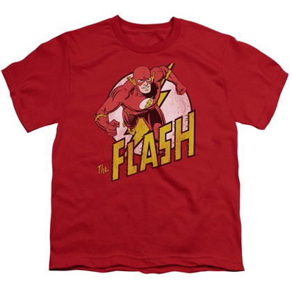 The Flash Sprinting Red Youth Tshirt