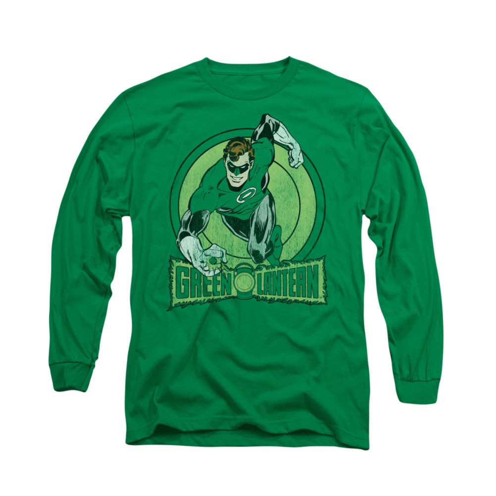 Green Lantern Circle Green Long Sleeve T-Shirt