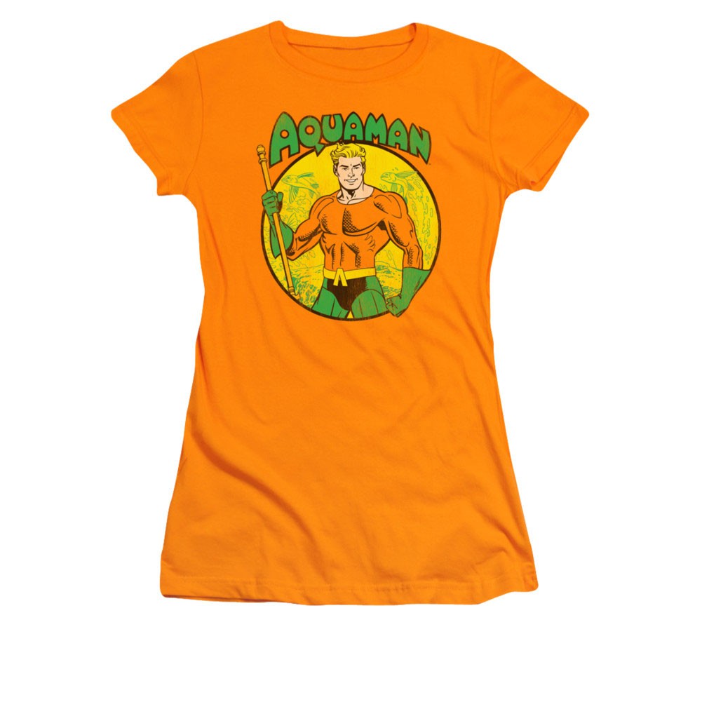 Aquaman Orange Juniors Tee Shirt