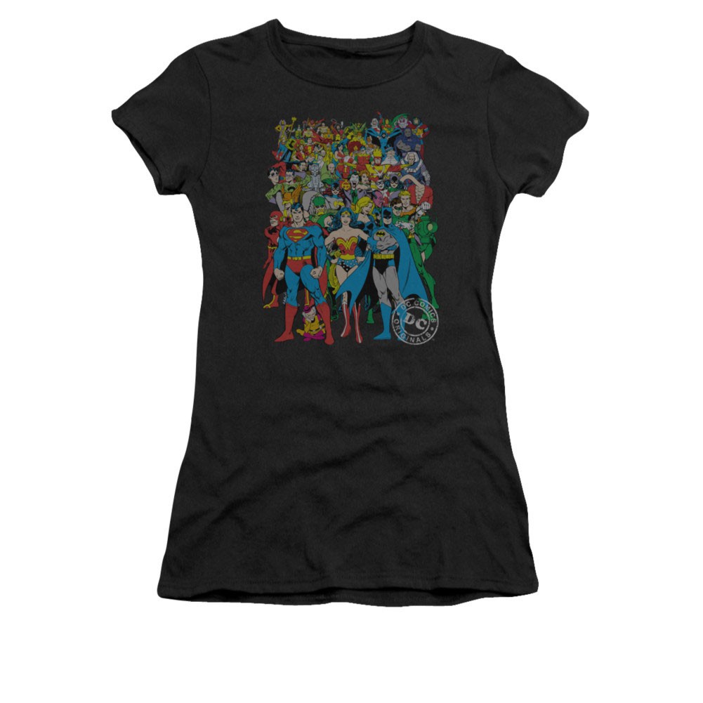 DC Comics Juniors Black Original Universe Black Tee Shirt