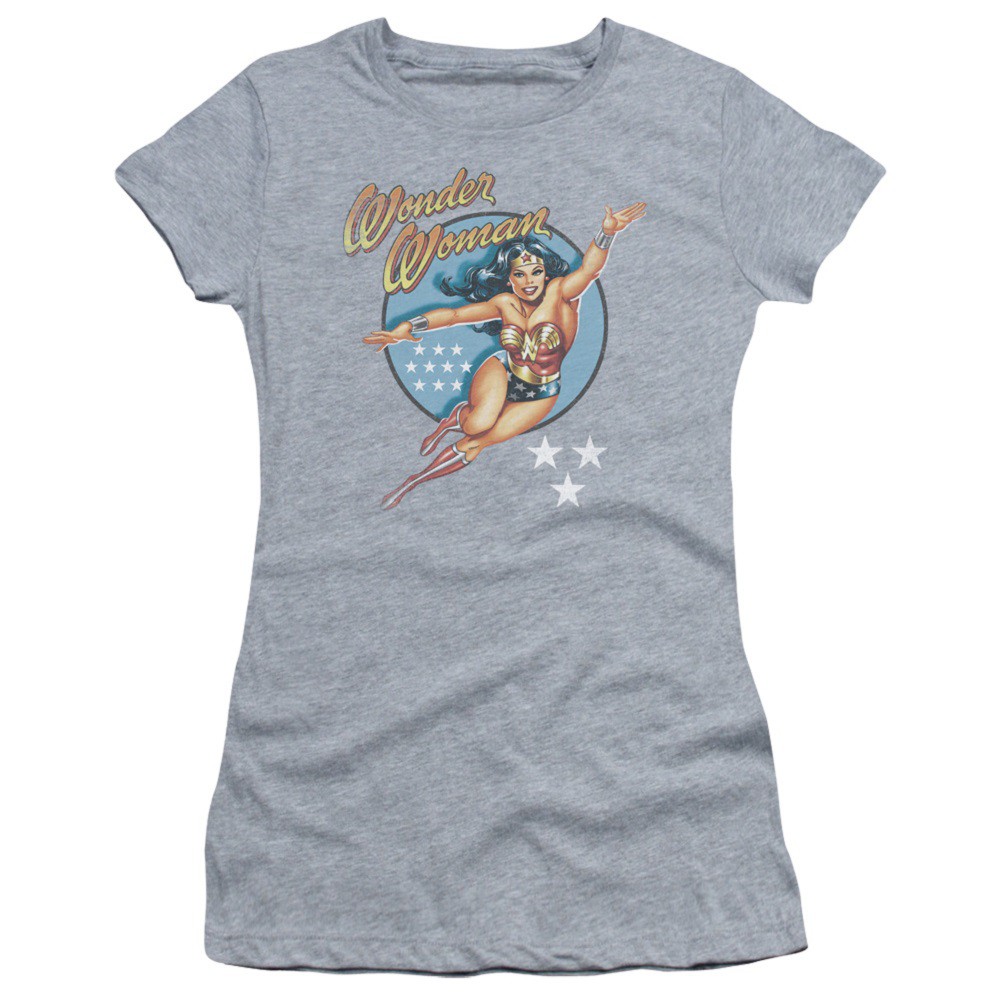 Wonder Woman Vintage Women's Grey Tshirt