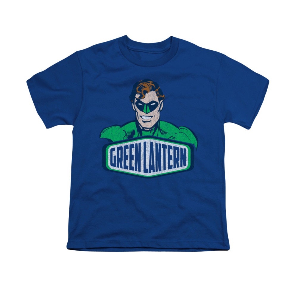 Green Lantern Sign Blue Youth Unisex T-Shirt