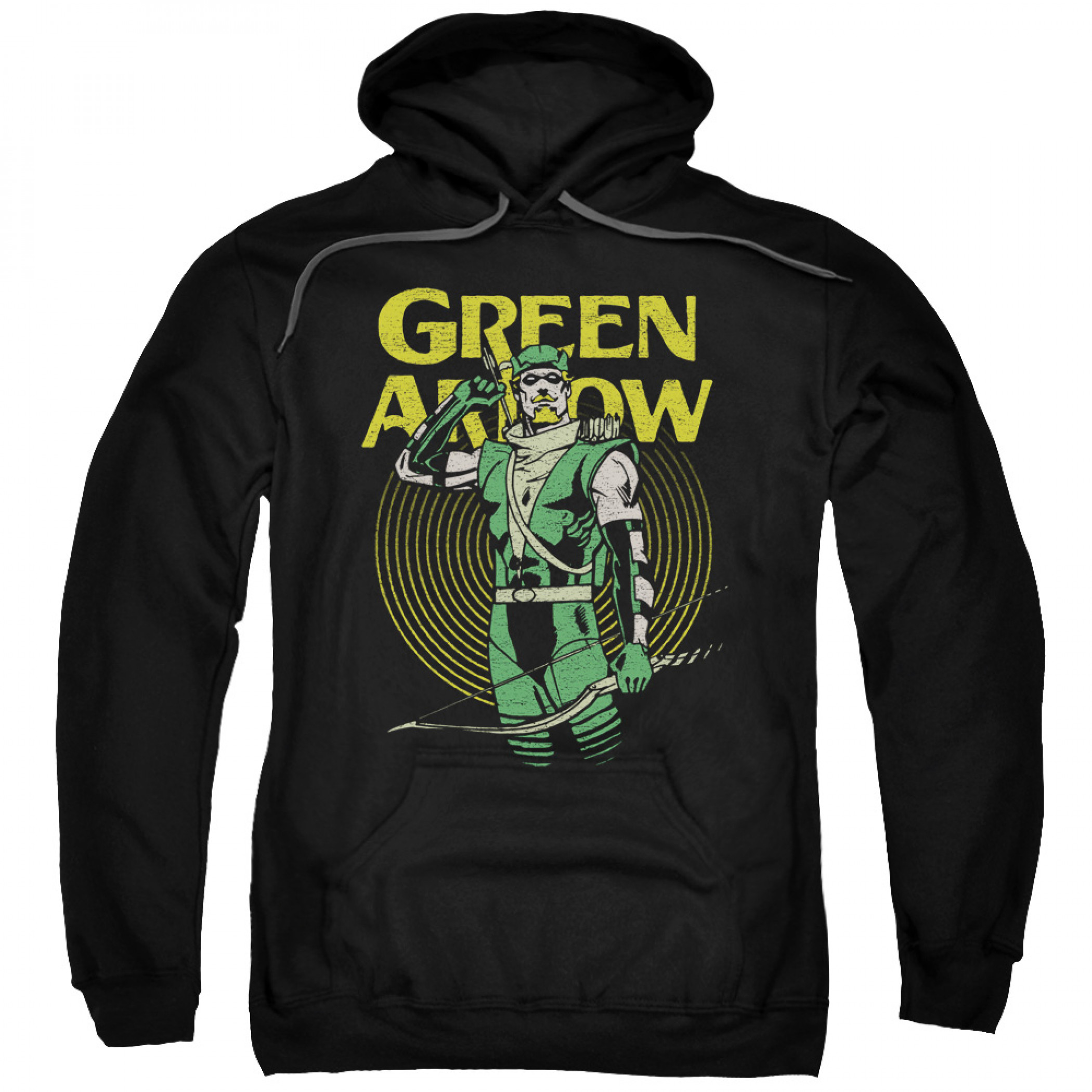 Green Arrow Men's Black Hoodie