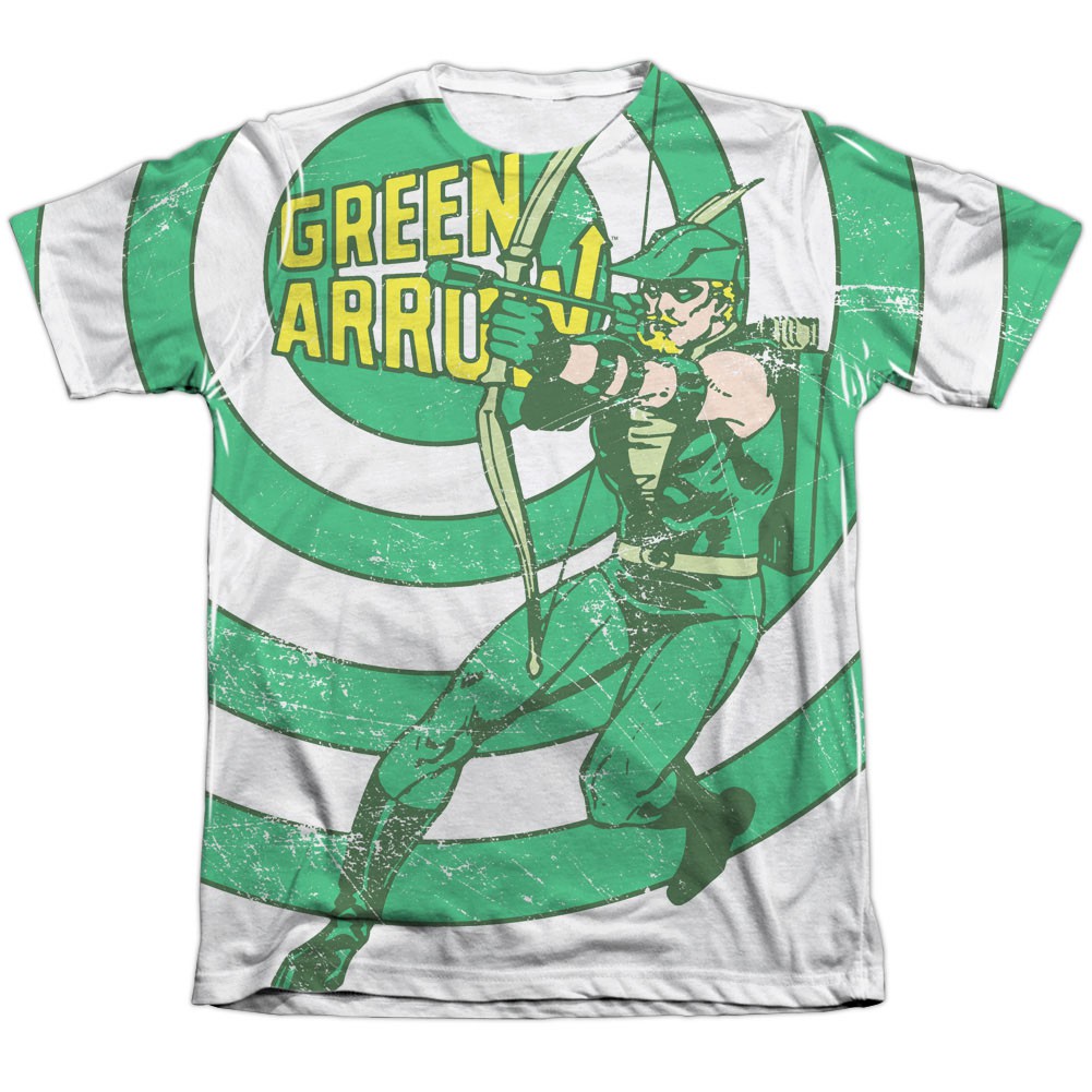 Green Arrow Bullseye Sublimation T-Shirt