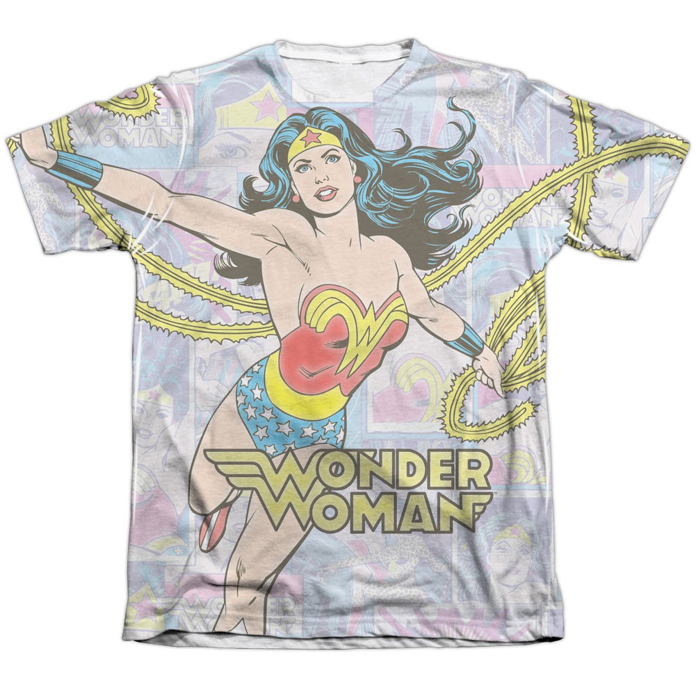 Wonder Woman Collage Sublimation T-Shirt